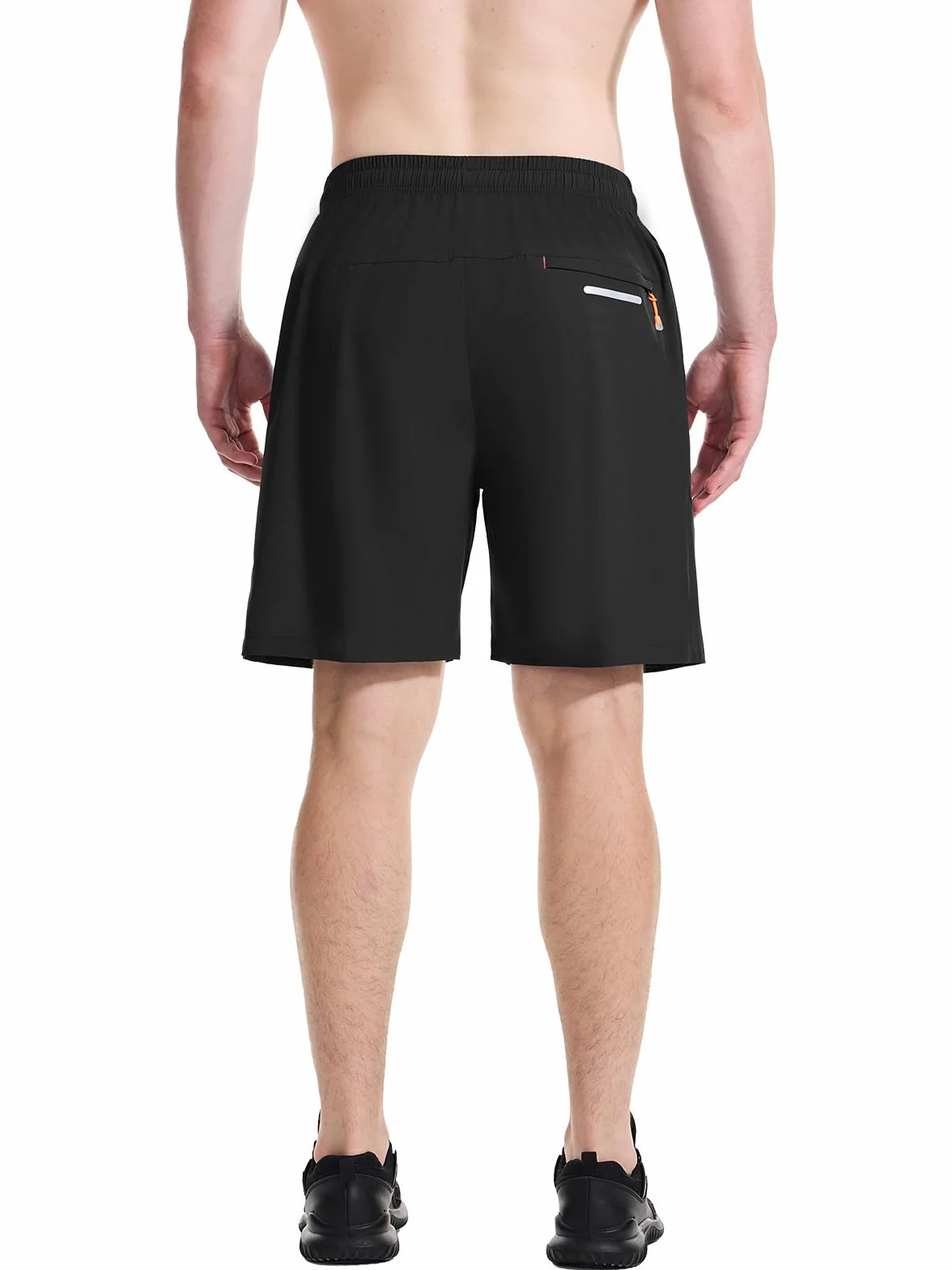 CIMIC Shorts de Sport Hommes Poche Zippée Respirant Séchage Rapide Running Fitness Tennis