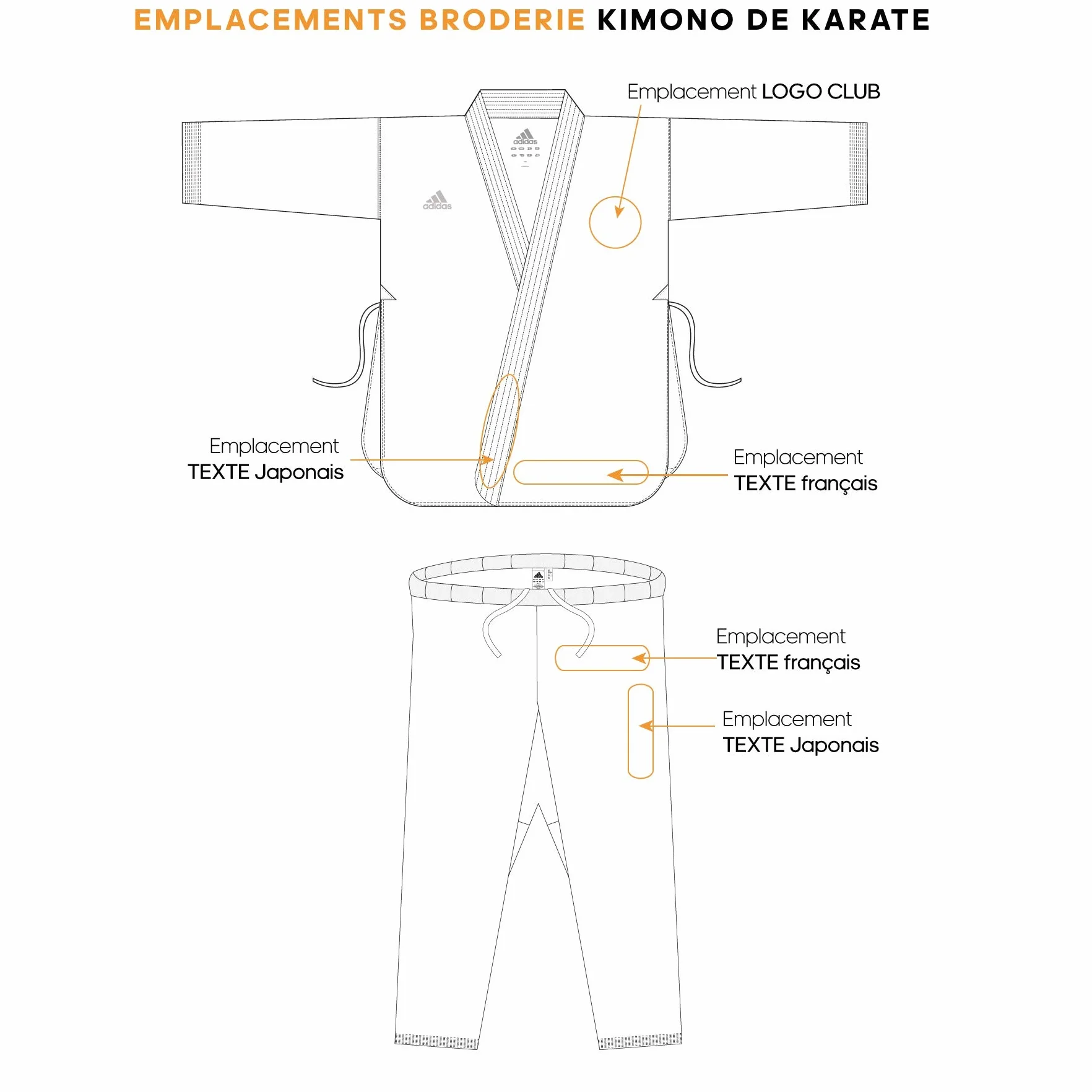 Adidas Kimono de Karaté Bushido