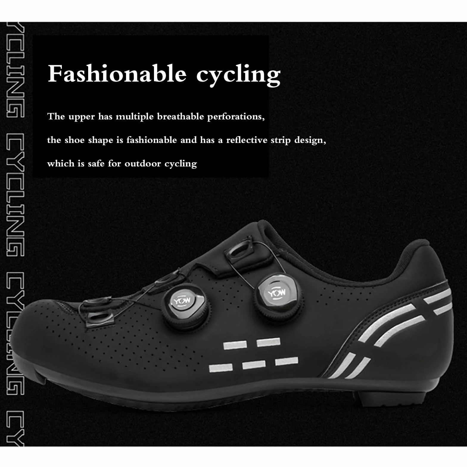 Chaussures de Cyclisme Femme, Semelle Dure, Vélo Route et Montagne