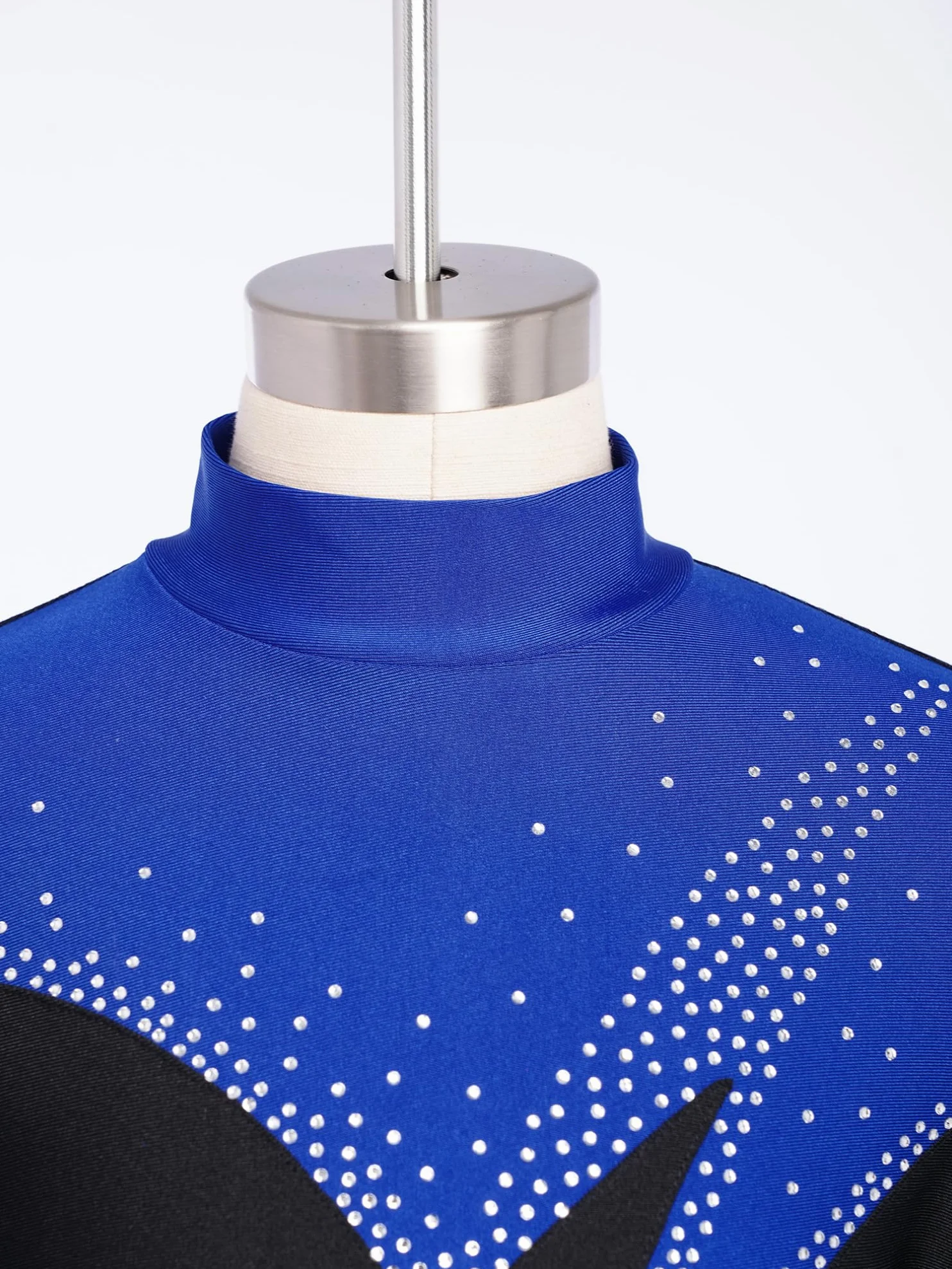 Ranrann Enfant Garçon Ensemble Patinage Artistique Danse Gymanstique Haut Manches Longues Strass avec Pantalon Tenue Compétition