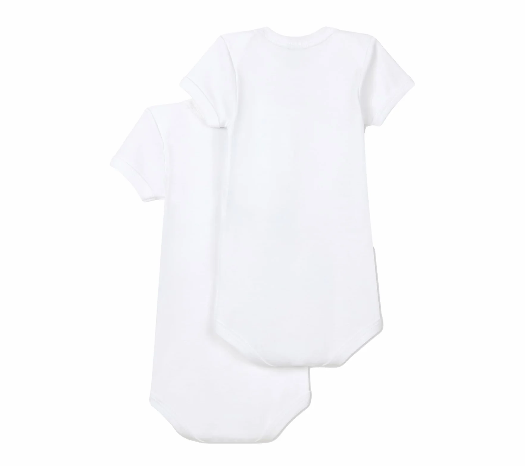 Petit bateau Lot de 2 bodies manches courtes bébé coton