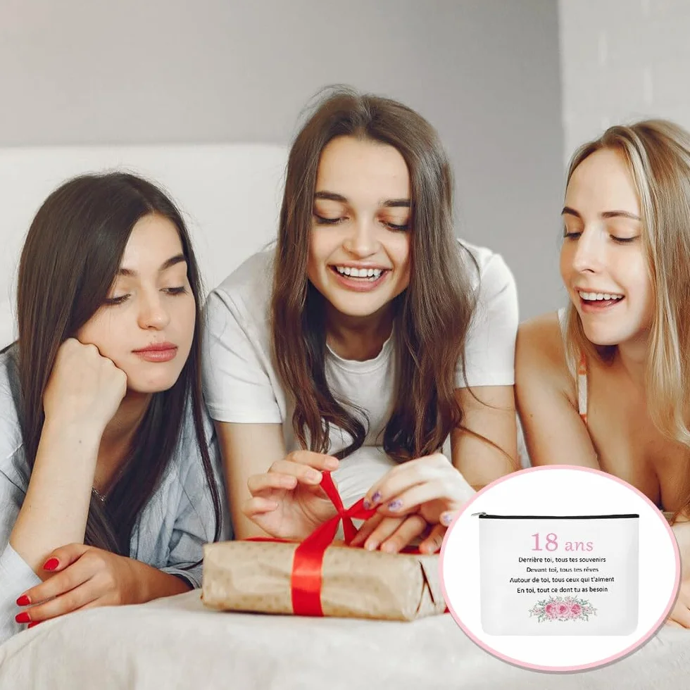 Trousse à Maquillage Cadeau 18 Ans Fille Anniversaire Femmes