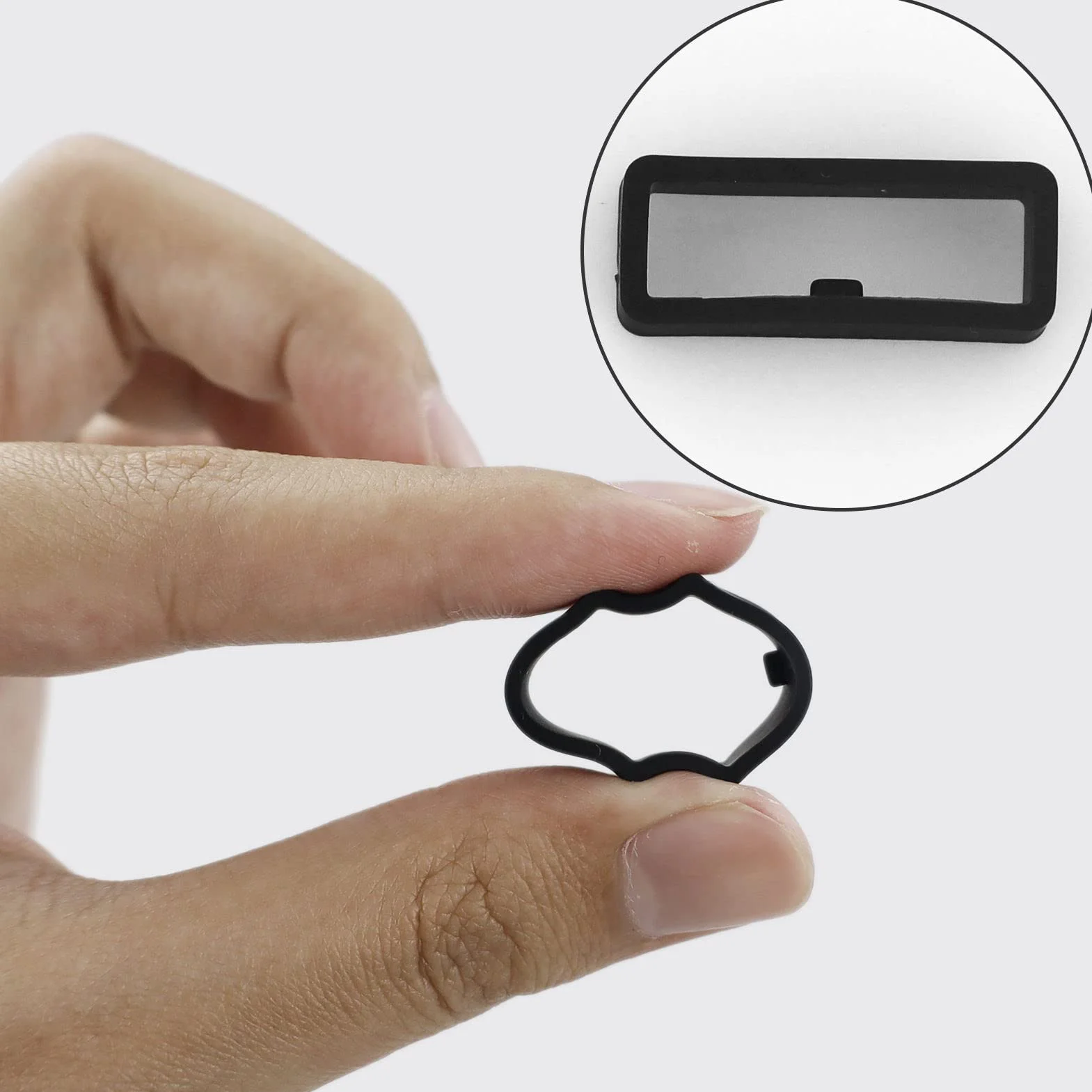 Passants de rechange en caoutchouc 22mm pour bracelet de montre silicone REBECASKYENS
