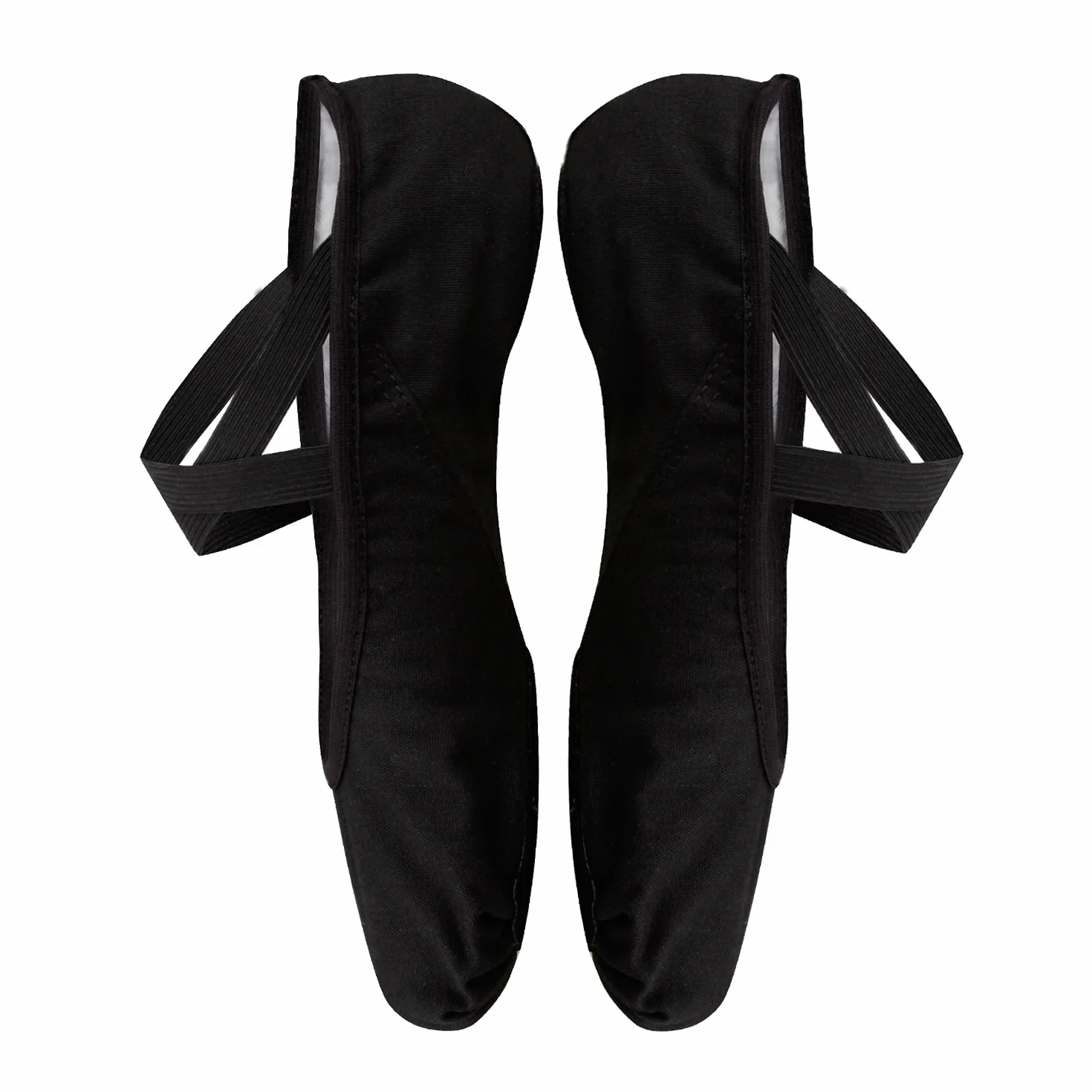 Bezioner Demi Pointe Pantoufle de Ballet Rose et Noir Chaussures de Danse pour Enfants, Adulte