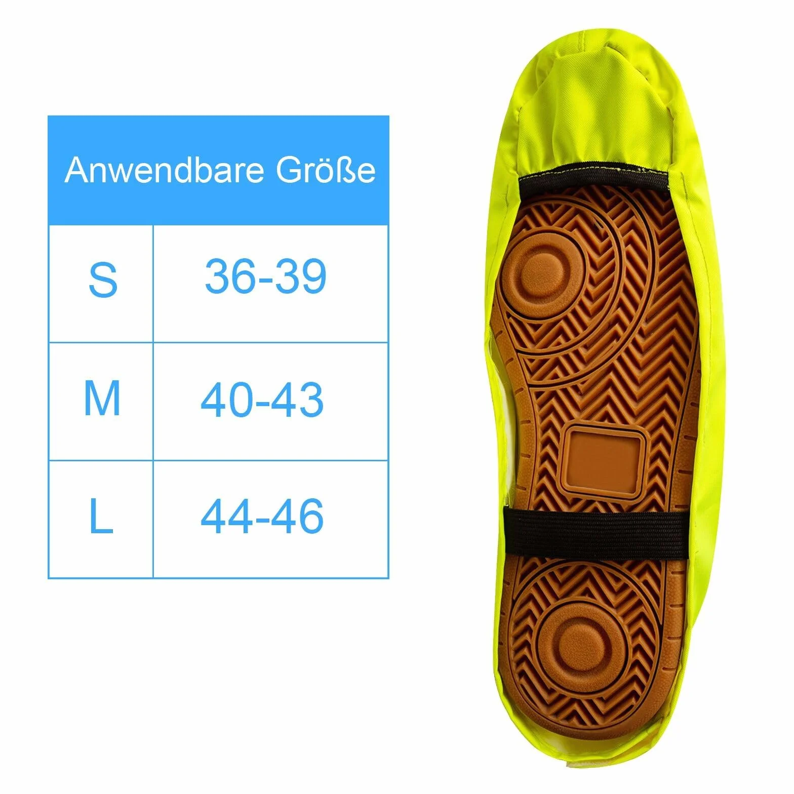Surchaussures Imperméables pour Vélo - Couvre-Chaussures de Pluie avec Protection