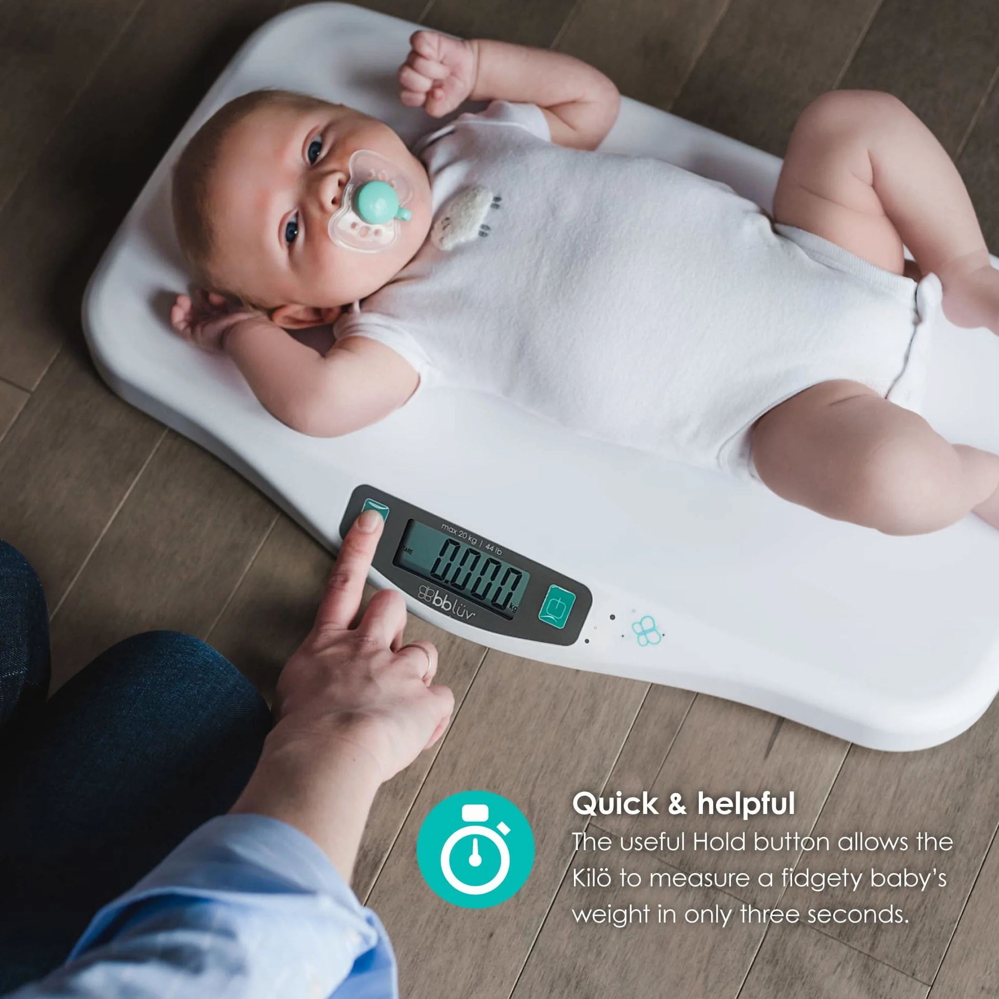 Bblüv Kilö Balance numérique pour bébé 2025 g