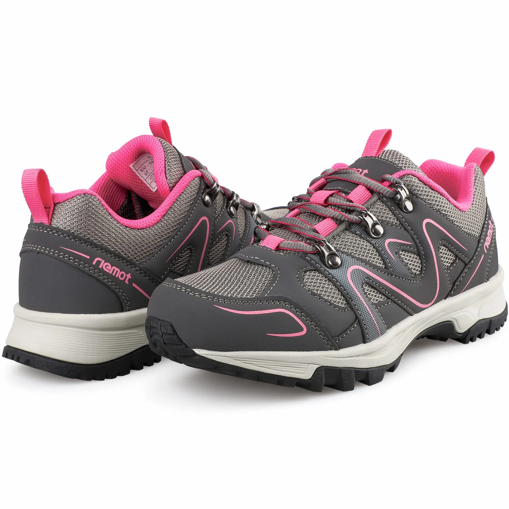 riemot Chaussures de Randonnée Femme Imperméables Basses Respirantes Antidérapant