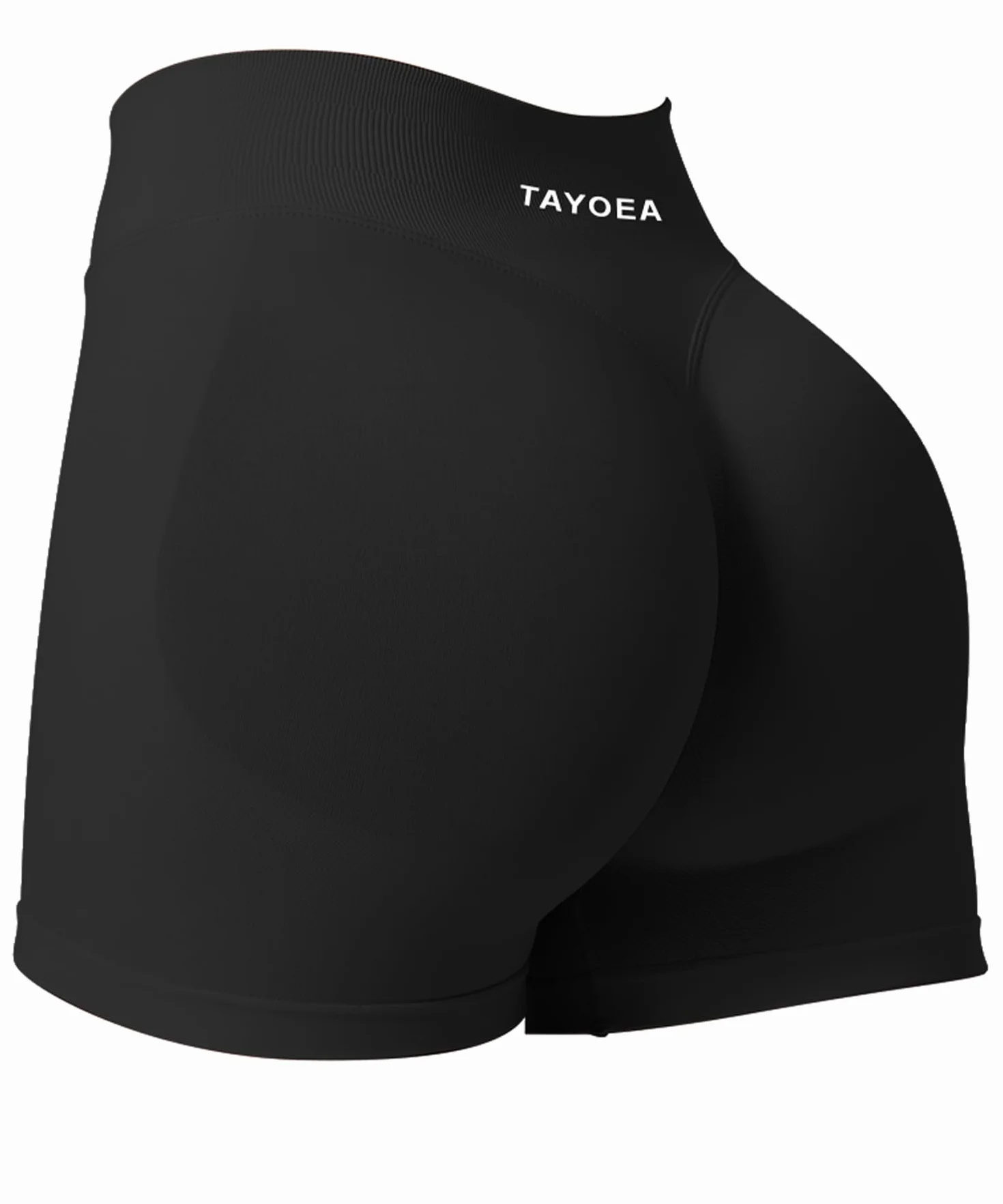 TAYOEA Short de Sport Femme Scrunch Pantalon Push Up Court Butt Lifting Gym sans Couture