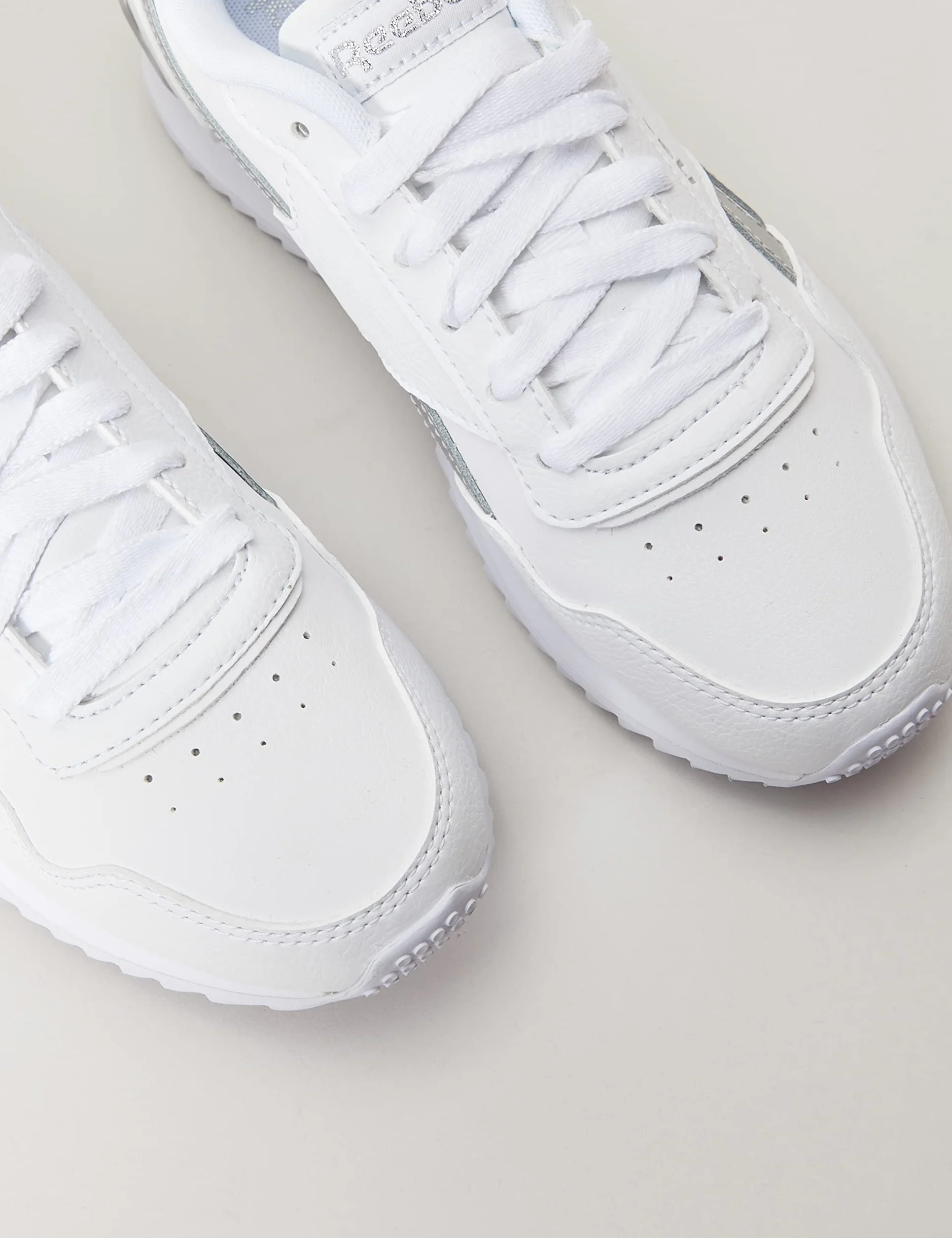 Reebok Royal Glide Ripple Clip Basket, White White Silver Met, 35 EU