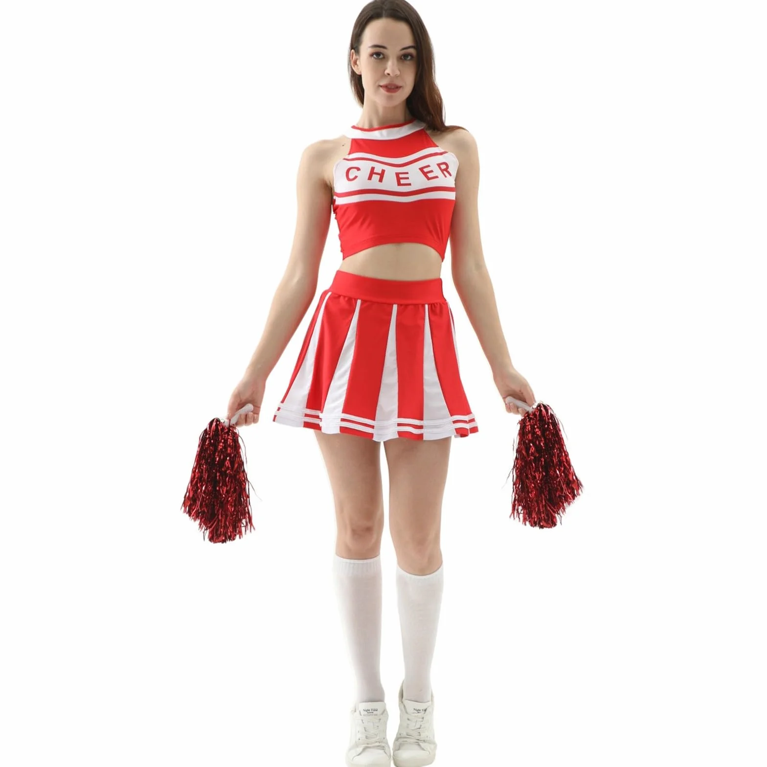 Tenue de Pom-Pom Girl pour Femmes Spectacle Football Scène
