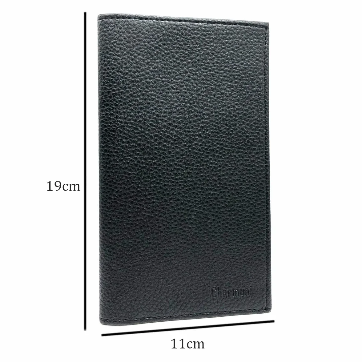 Etui Porte chéquier Talon en Haut Cuir Vachette 11x19 cm Blanche Perle