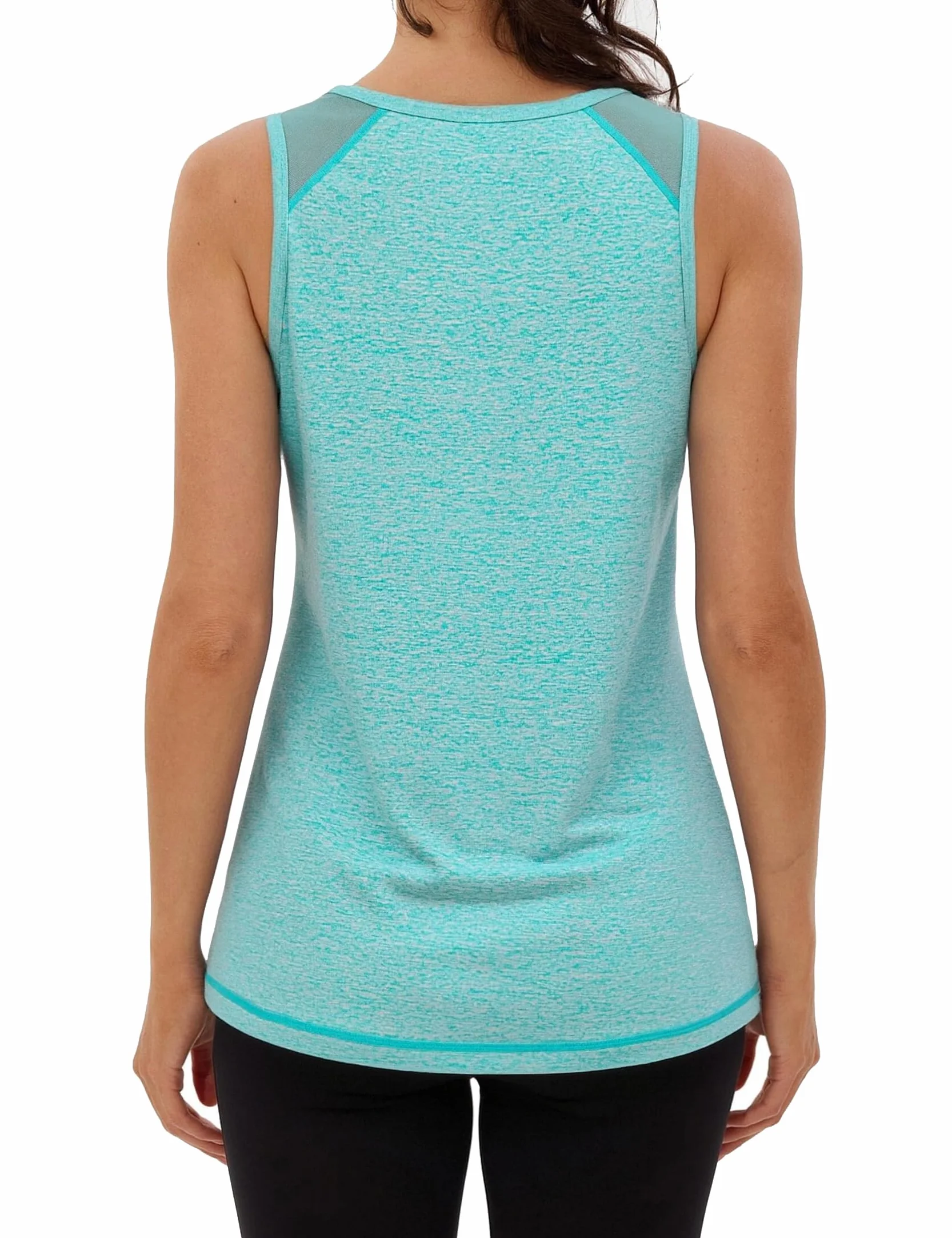 Débardeur de Sport Femme Léger en Maille sans Manches Respirant Séchage Rapide Yoga Running Fitness