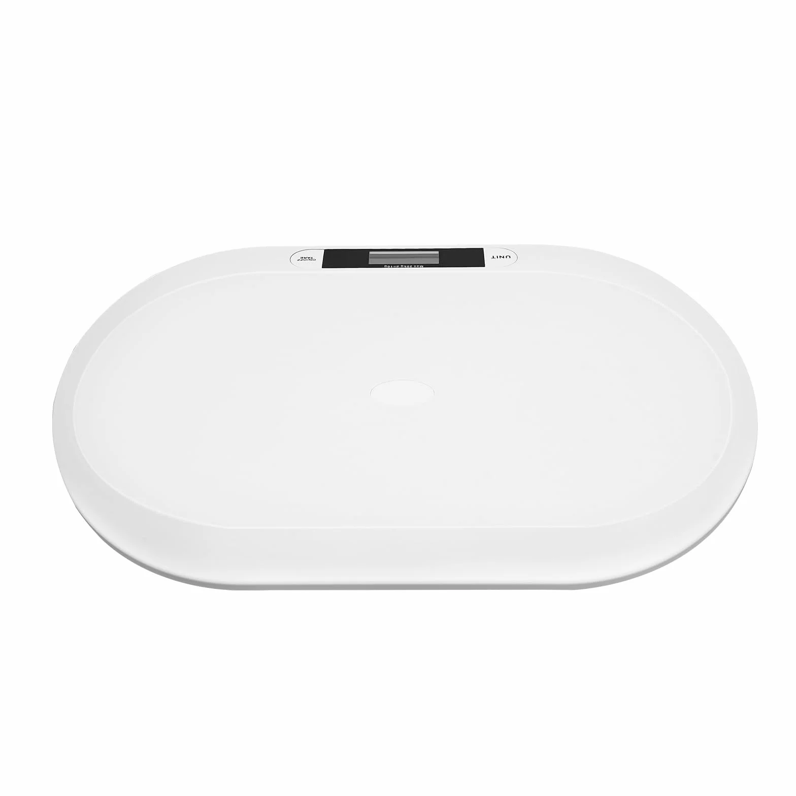 Pèse-Bébé Numérique 20kg, Balance Électronique Précise 10g, Plateforme 55x32cm, Écran LED, Fonction Tare et Hold