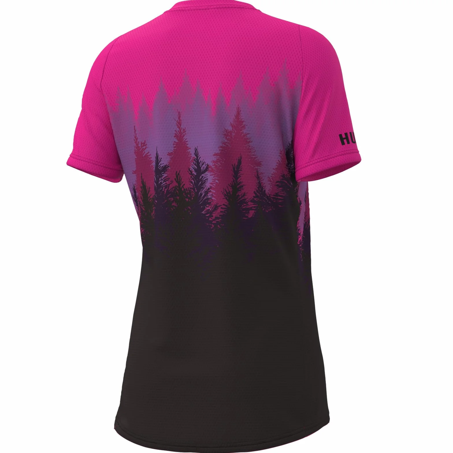 Maillot De Cyclisme Femme Manches Courtes VTT 100% Polyester Séchage Rapide Respirant