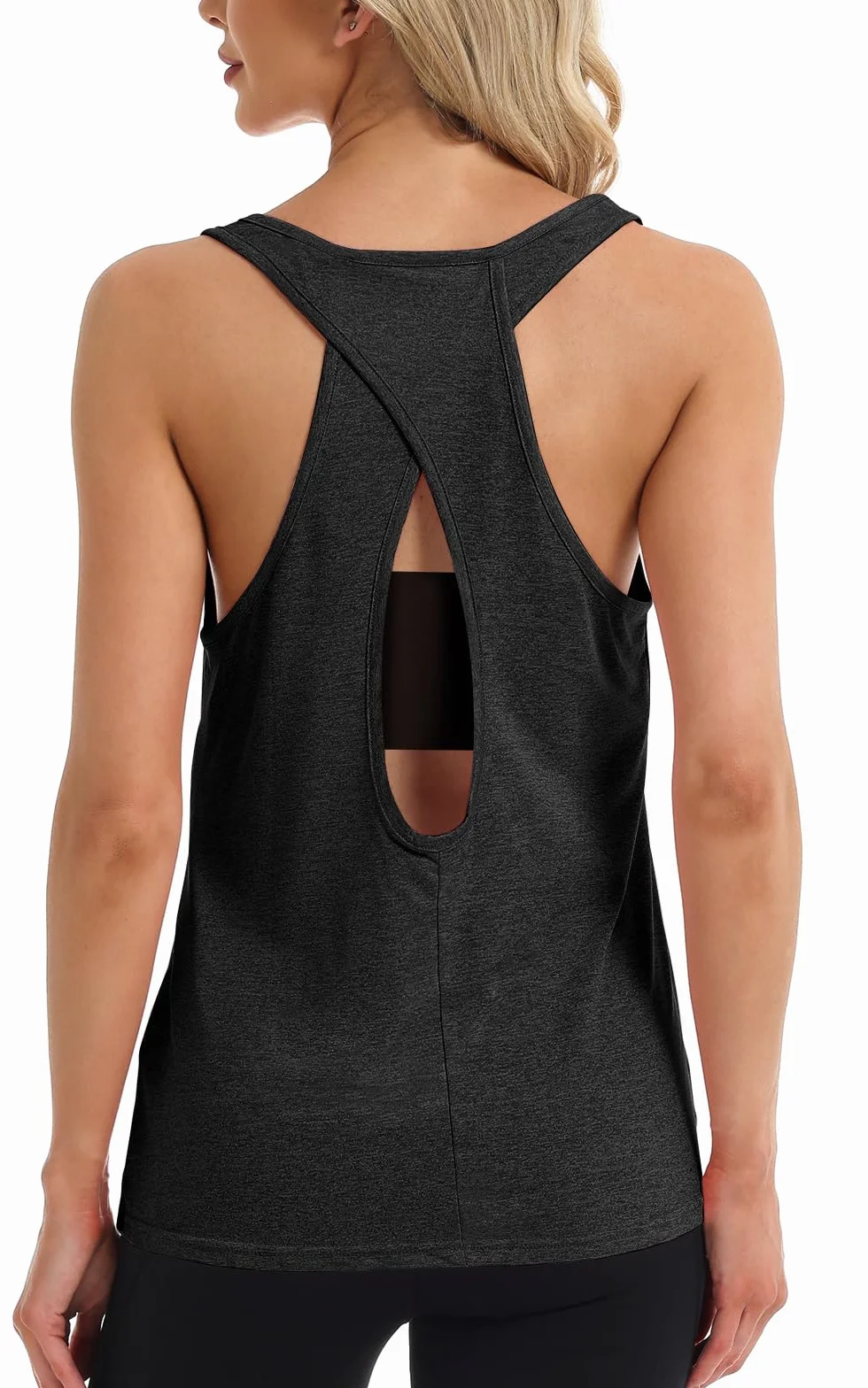 Superora Débardeur de Sport Femme Tank Top sans Manches pour Running Fitness