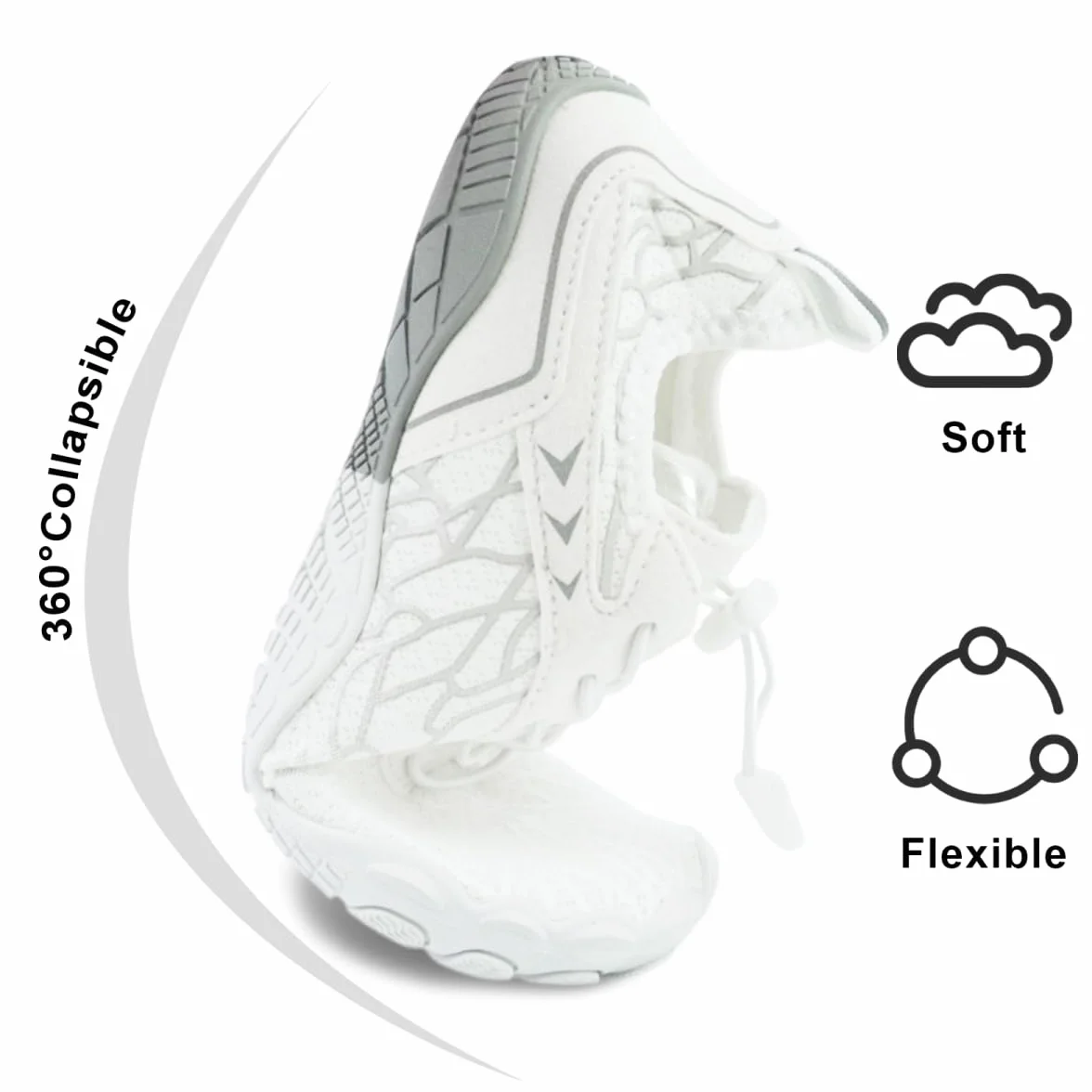 Chaussures Aquatiques Homme Femme Été Léger Respirant Séchage Rapide Plage Pieds Nus