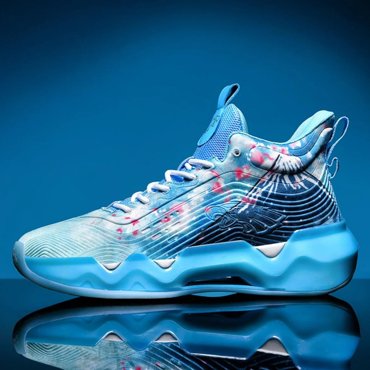 Chaussures de Basket High Top Respirant Antidérapant Hommes Femmes Jeunes Filles