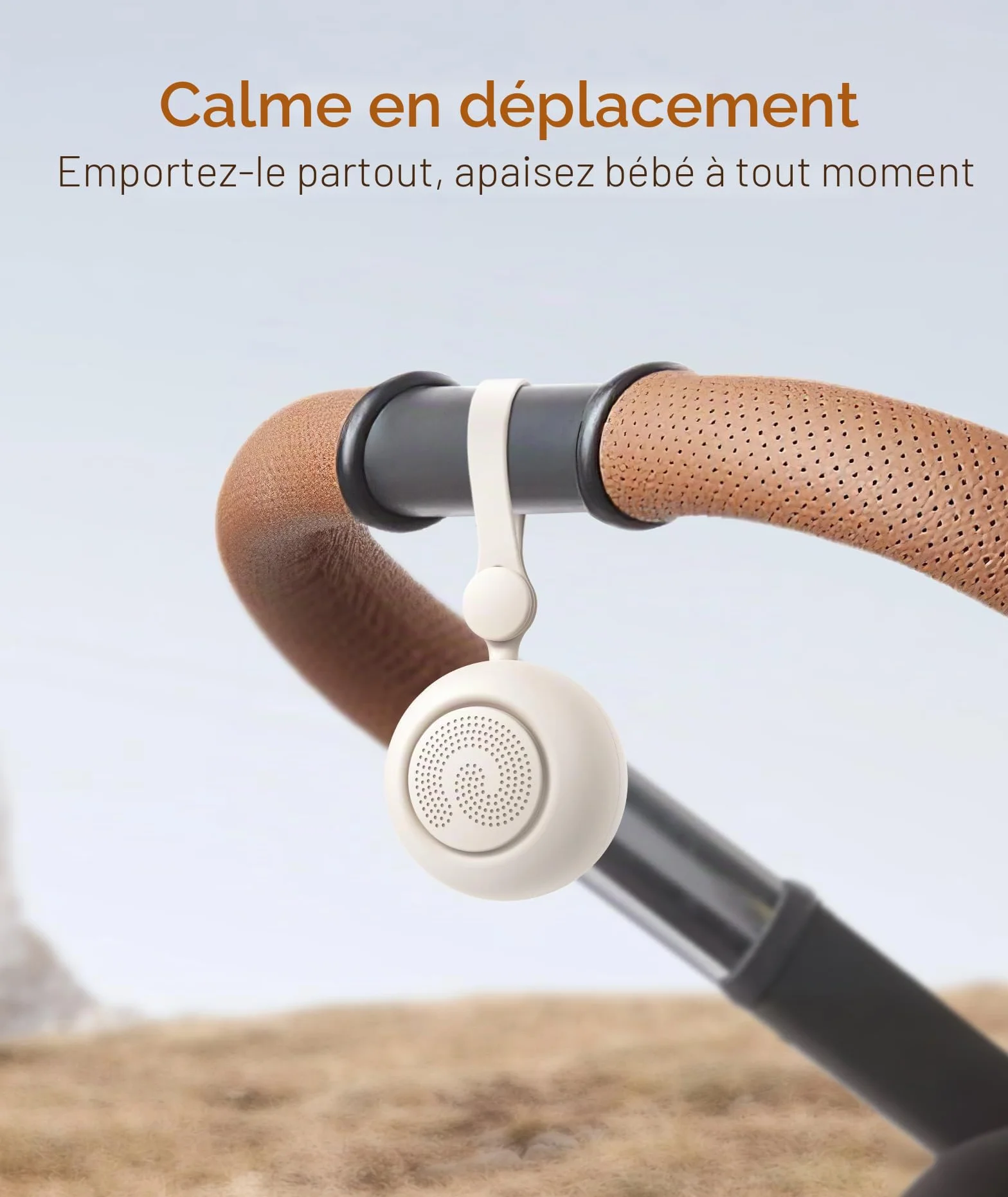Dreamegg Sleep Lite 1 Machine à Bruit Blanc Bebe Portable 19 Sons Relaxant Veilleuse USB-C Rechargeable 30 Volume 4 Minuterie Sonothérapie