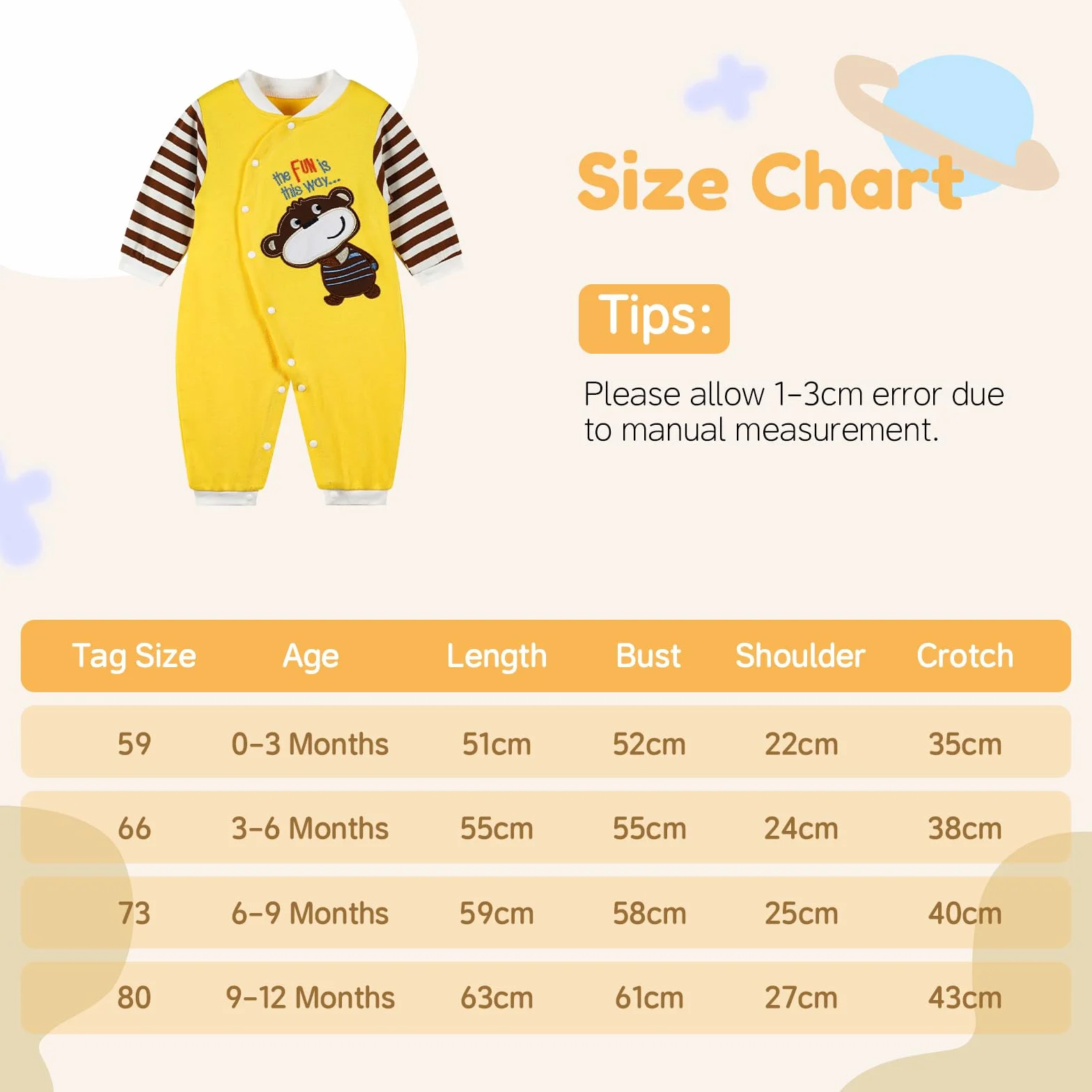 Combinaison Pyjama Bébé Garçon Grenouillère Manches Longues Coton 0-12 Mois