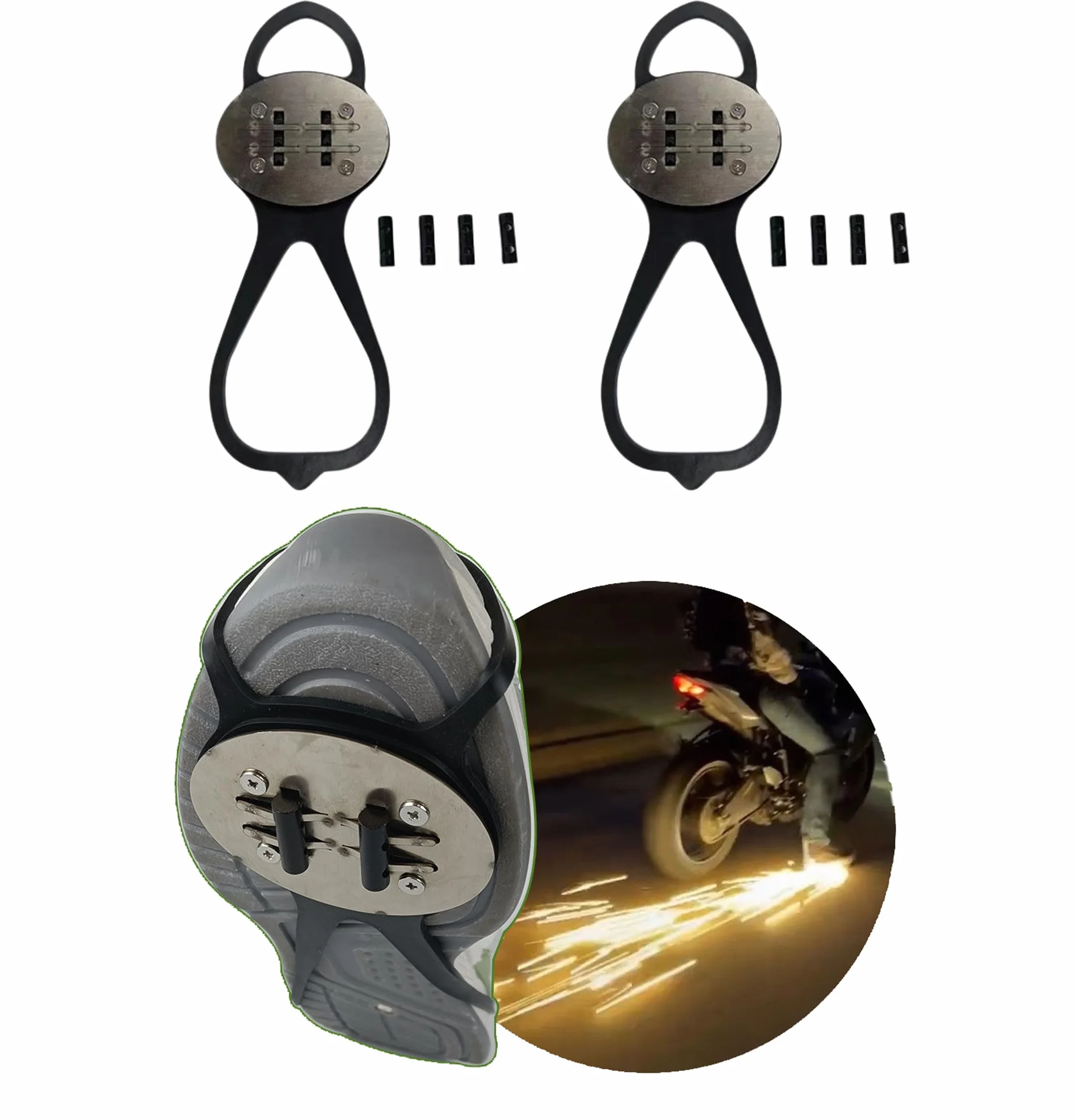 Semelle Chaussure Skateboard Silex Vélo Étincelles