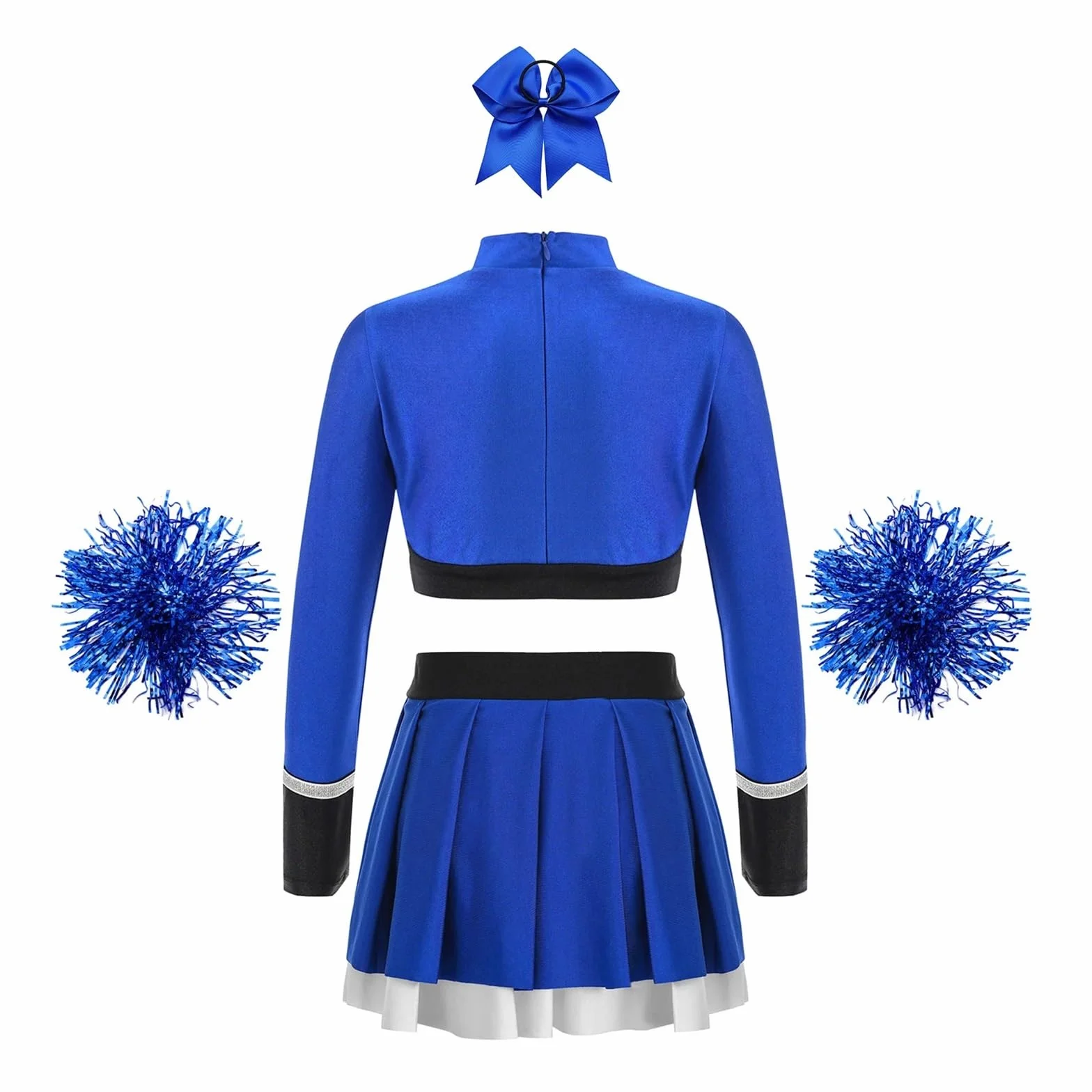 Deguisement Pompom Girl Costumes de pom-pom girl pour enfants uniformes d'école tenues de danse