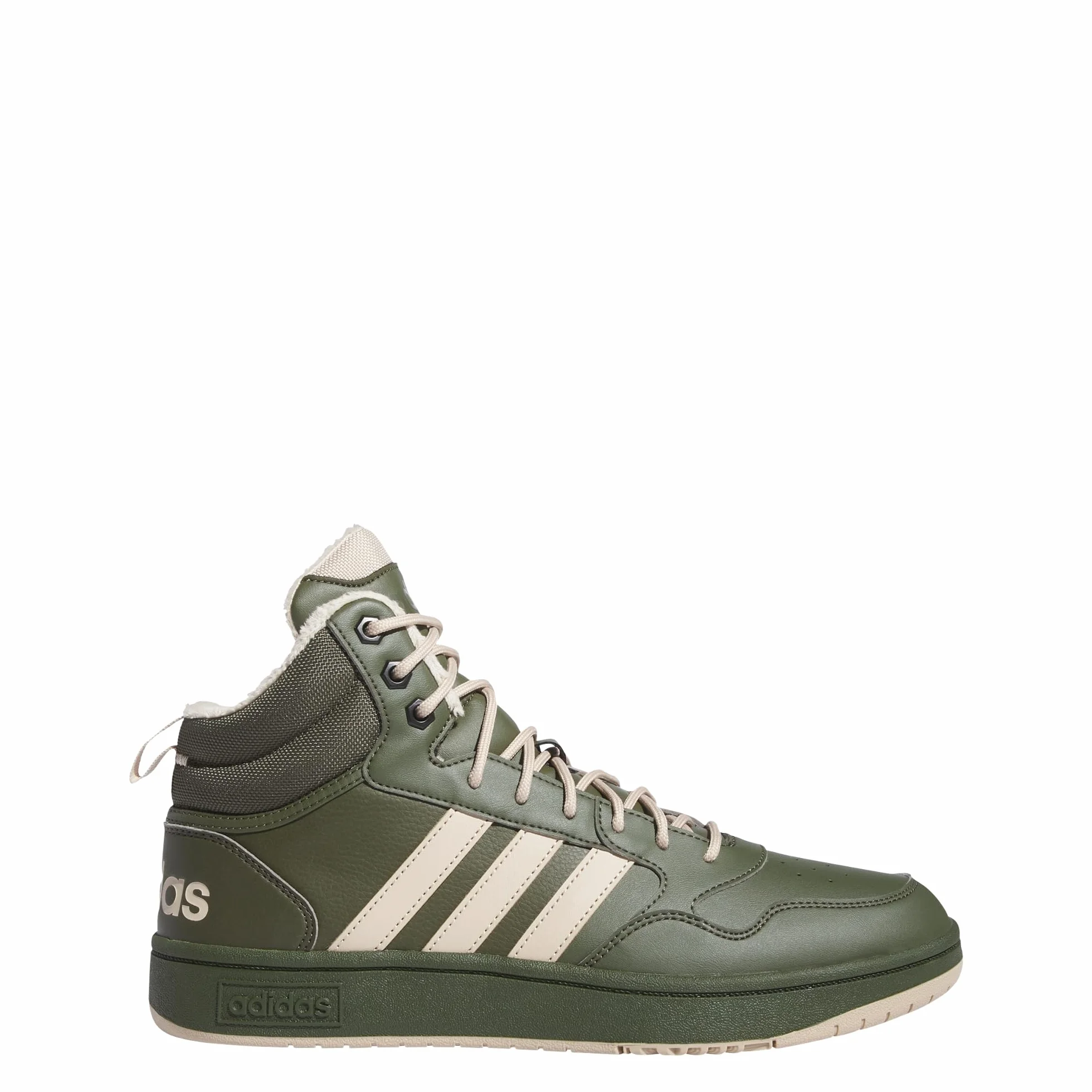 adidas Hoops 3.0 Mid Lifestyle Basketball Classic Fur Lining Winterized Chaussures Homme