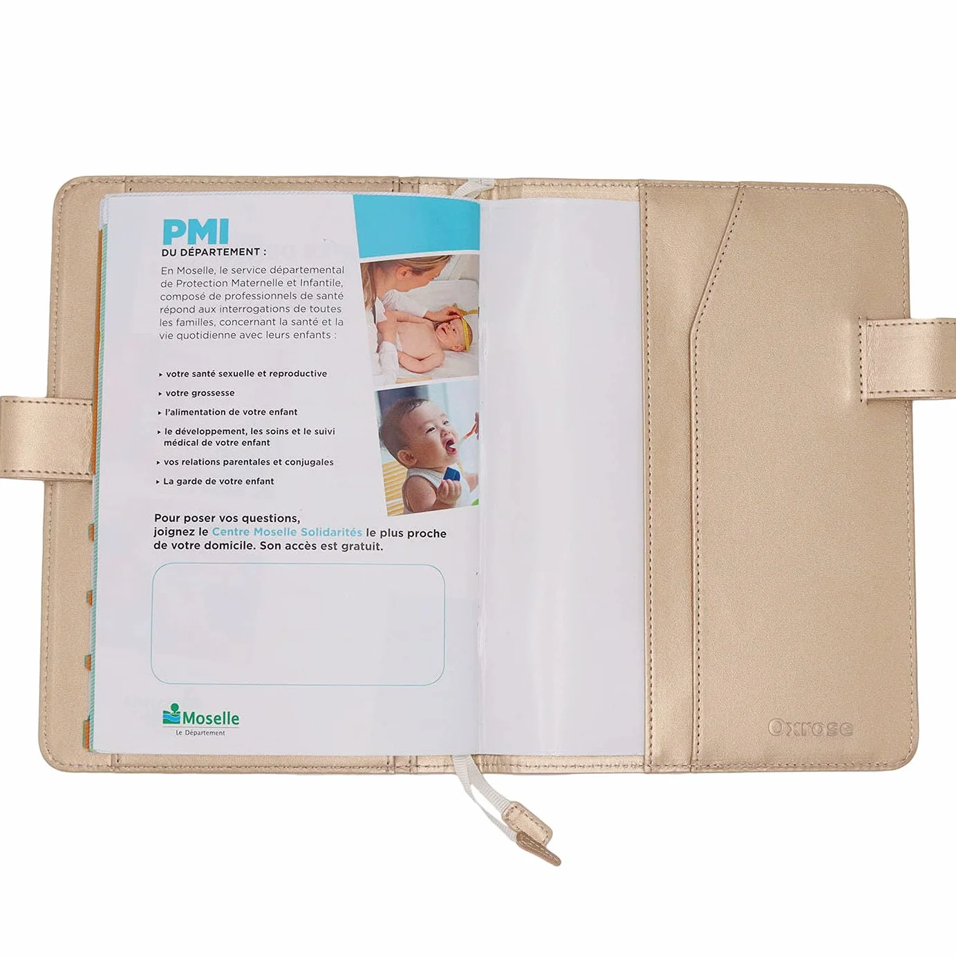 Protège Carnet De Santé Pour Bébé Motif Foret Format A5 15x21 cm Rabats