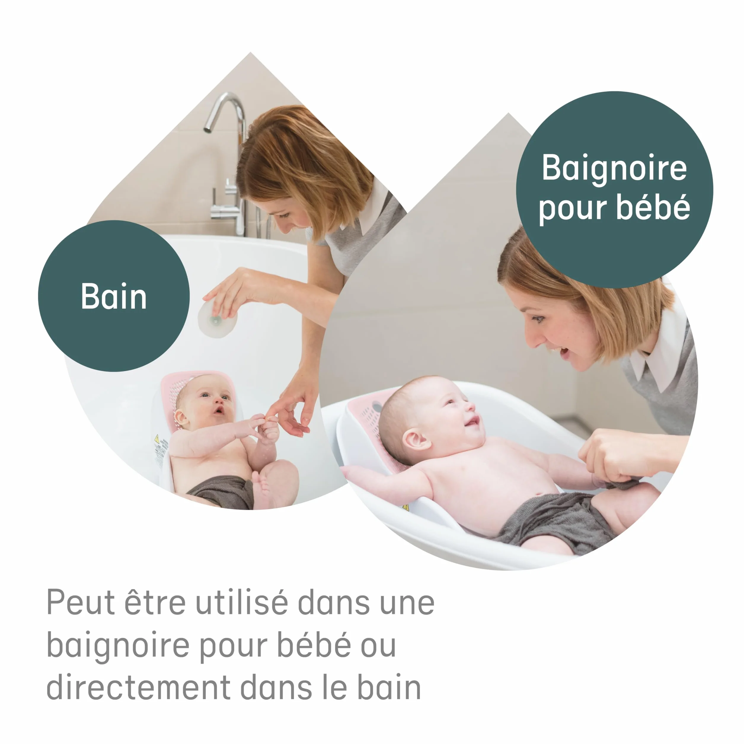 Angelcare Transat de Bain Fit Rose
