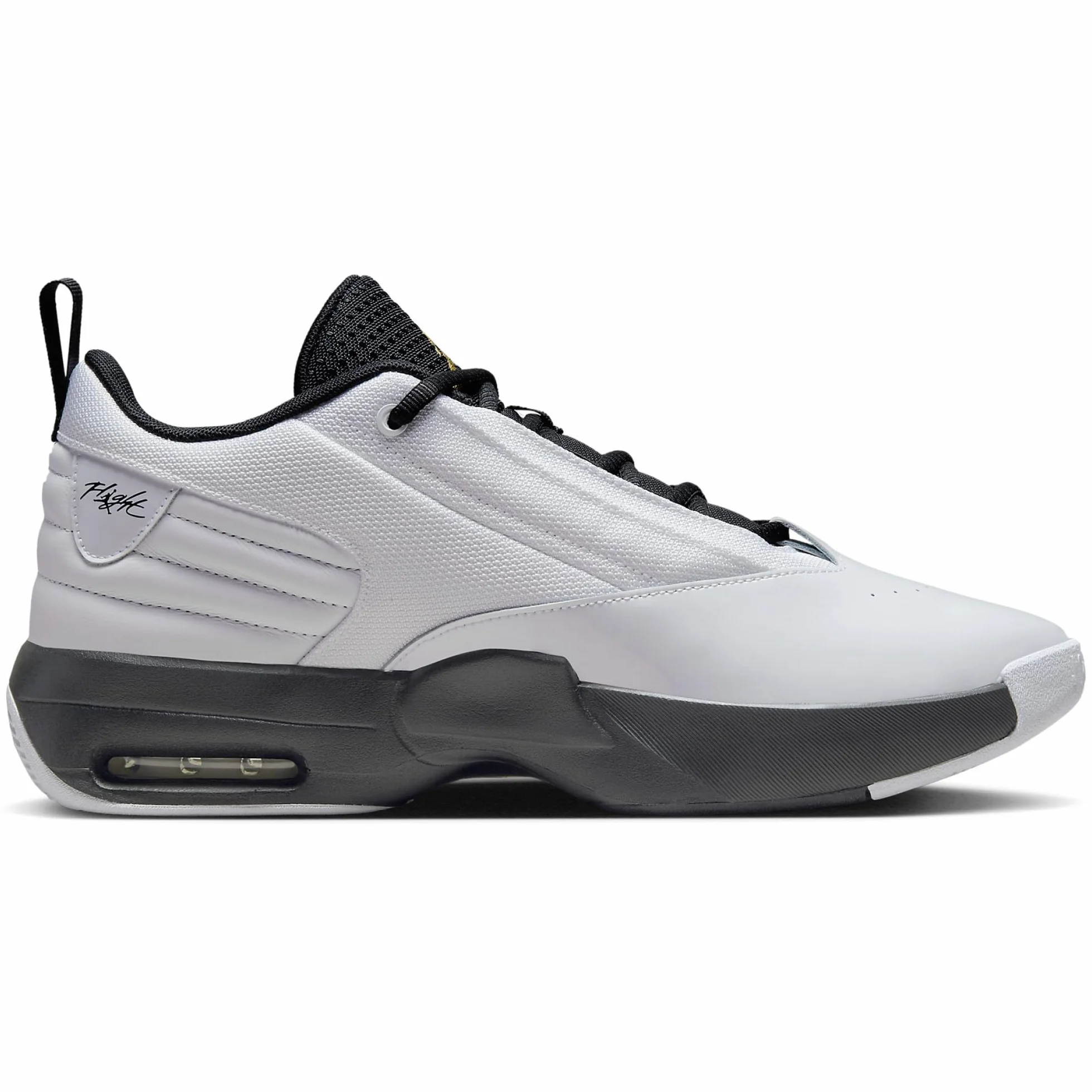 Chaussures Jordan Max Aura 6 pour homme blanc noir doré métallique