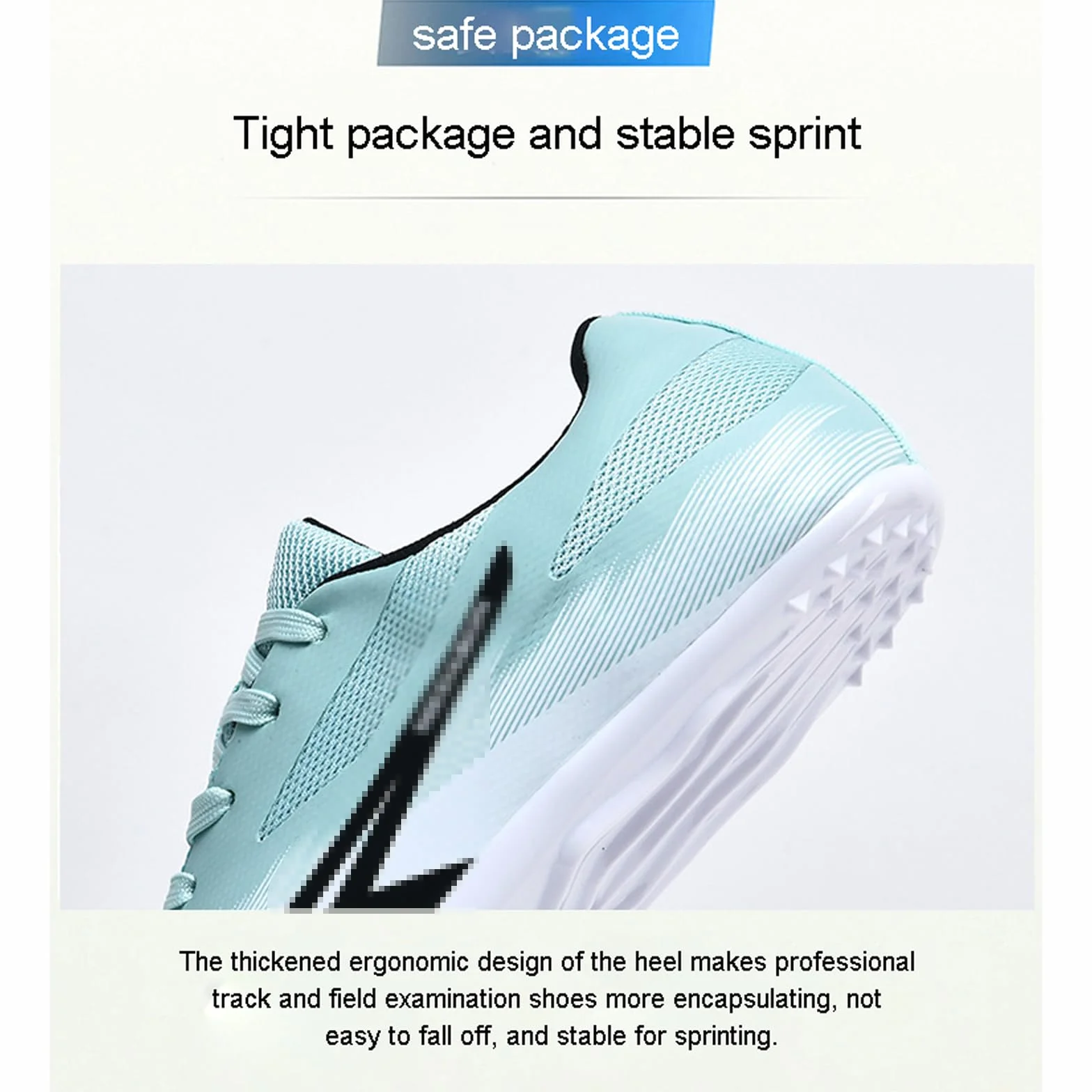 Chaussures Athlétiques à Pointes Hommes Femmes Unisexes Antidérapantes Sprint Course