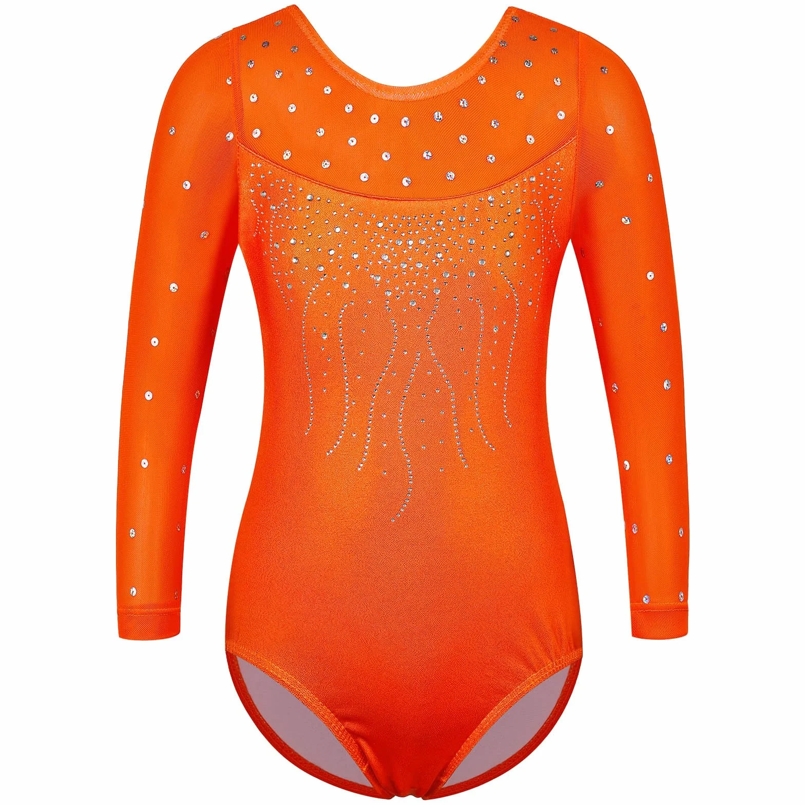 Justaucorps Gymnastique Manches 3/4 Fille
