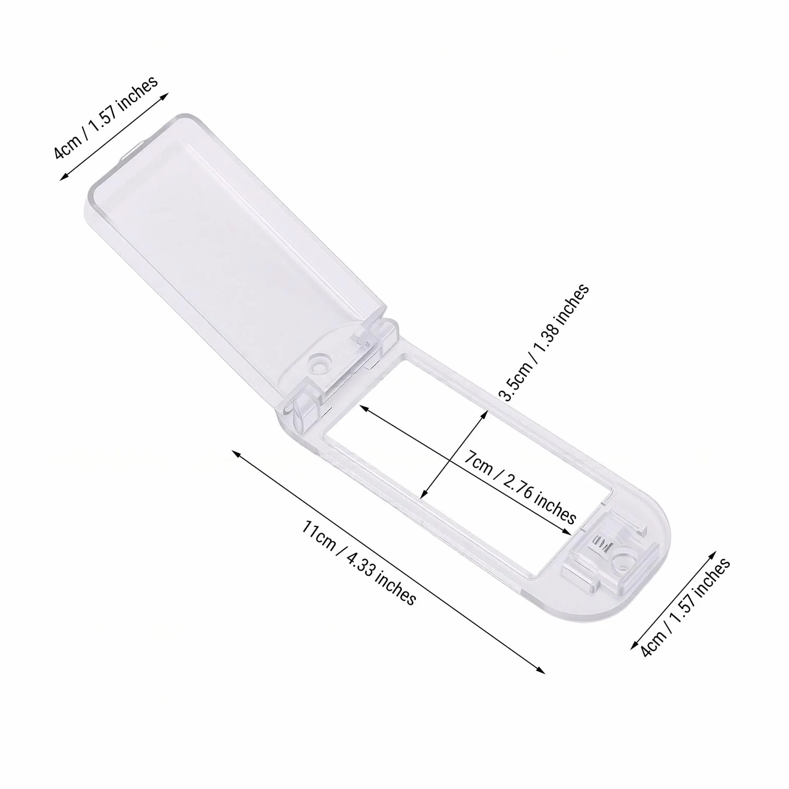 Couvercle d'Interrupteur de Lumière à l'Épreuve des Enfants, 2 Pièces, Protection de Sécurité Transparente, ABS 4,25x1,46x0,63 Pouces
