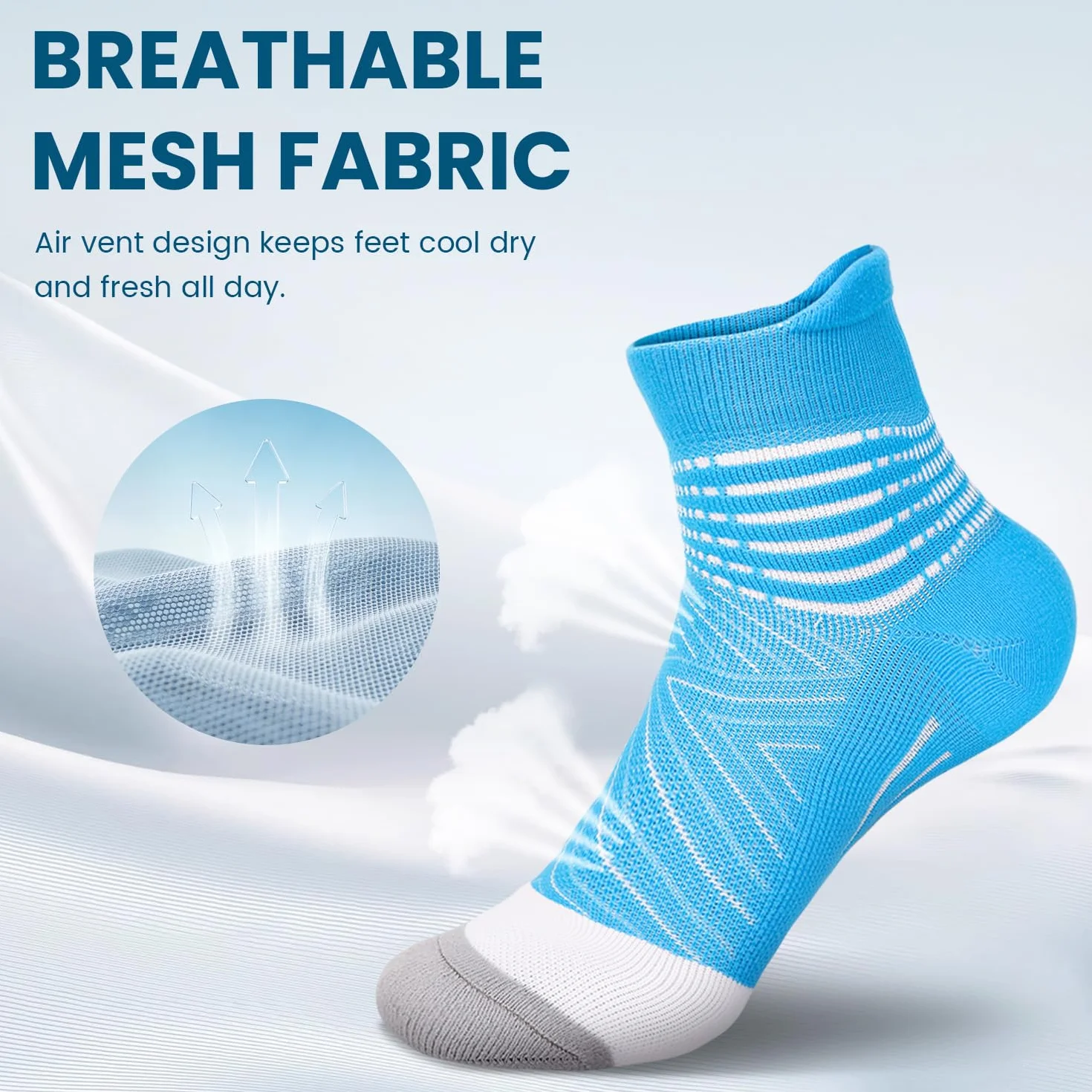 Bas de Contention Femme Chaussettes de Compression Course Fasciite Plantaire
