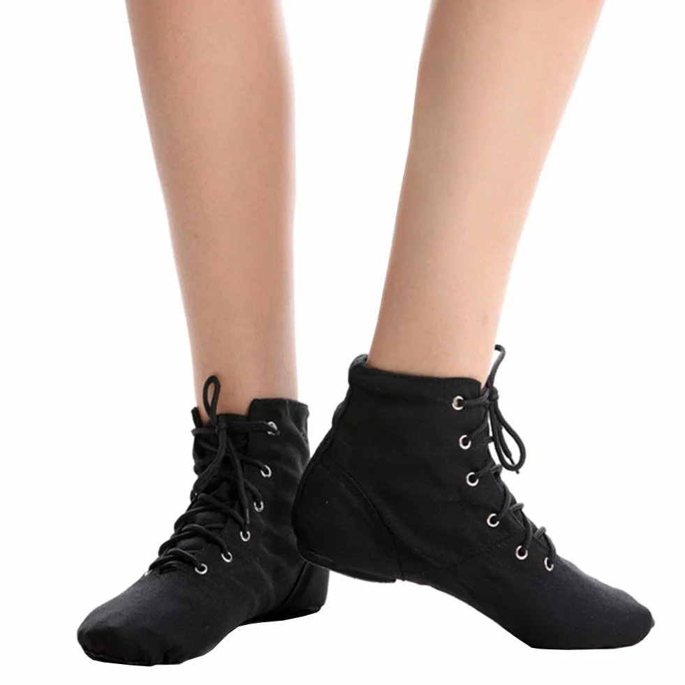 Chaussures de Danse Ballet Souple Toile Chaussons pour Femmes Hommes Enfants