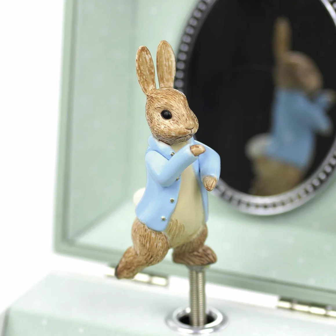 TROUSSELIER Pierre Lapin Peter Rabbit Boîte à Trésors & Bijoux Musicale Colori Vert