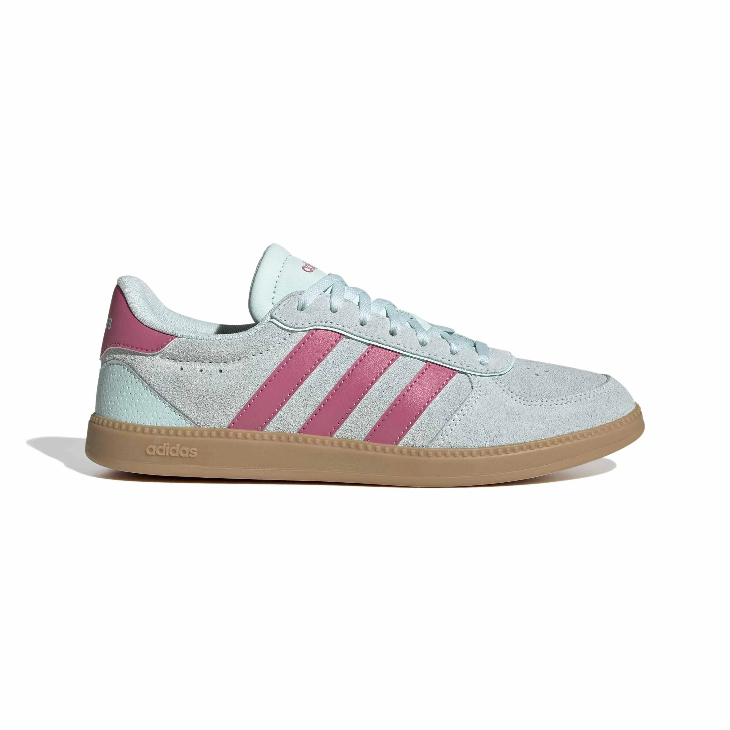 Adidas Femme Breaknet Sleek Shoes, Halo Mint/Pink Fusion/Gum 3, 39 1/3 EU
