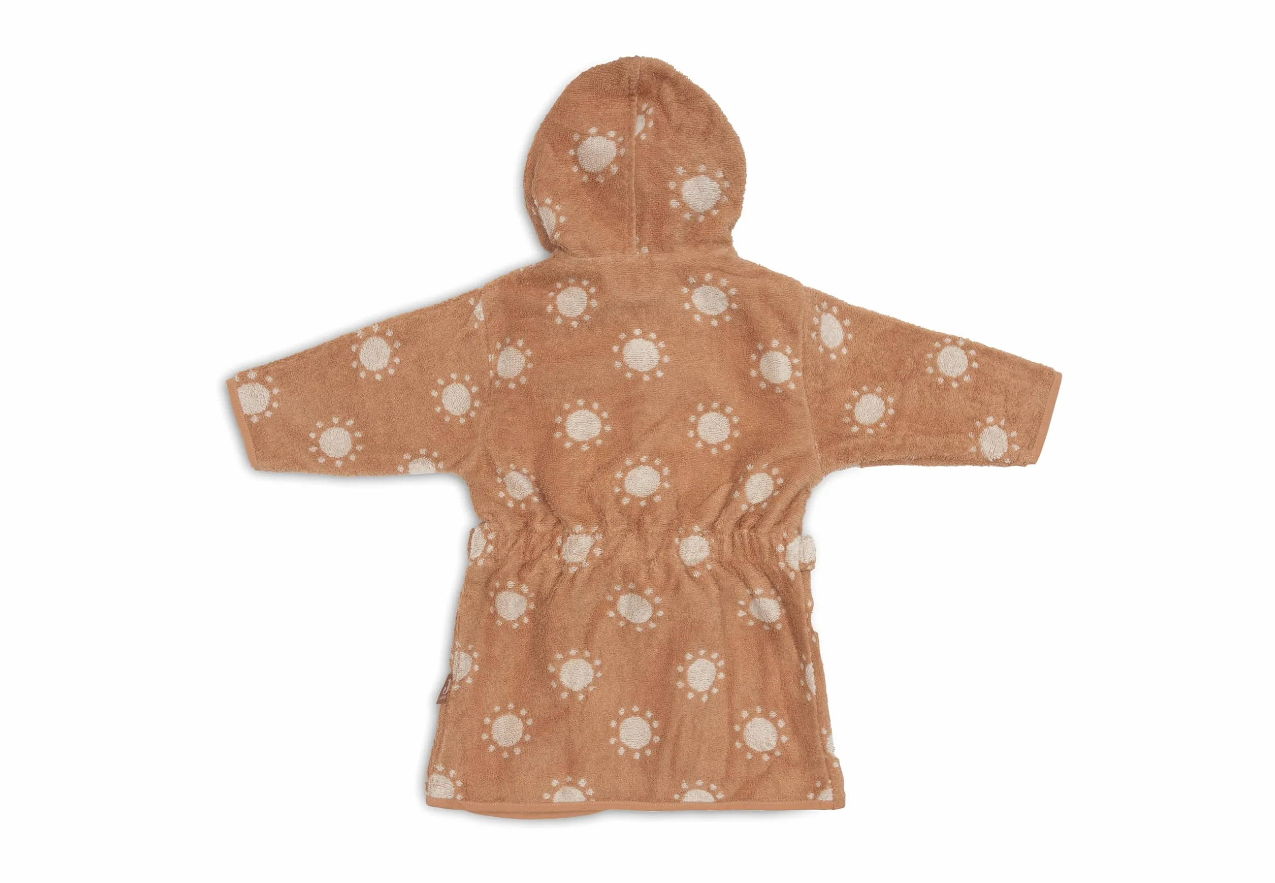 Jollein Peignoir enfant 1-2 ans Jacquard Sun 100% coton OEKO-TEX avec capuche