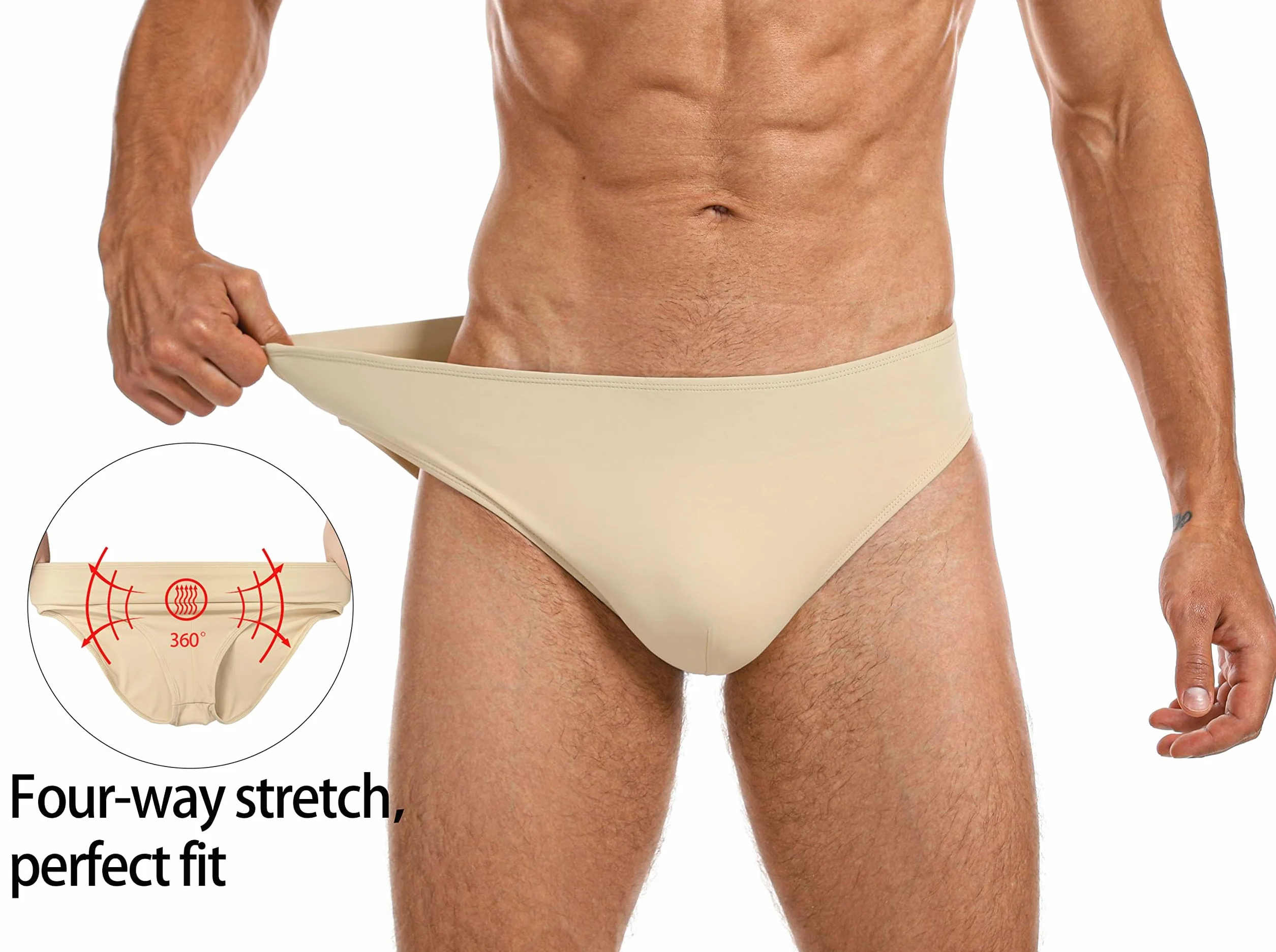 Panty de Danse Complet pour Homme avec Ceinture de Soutien Ballet