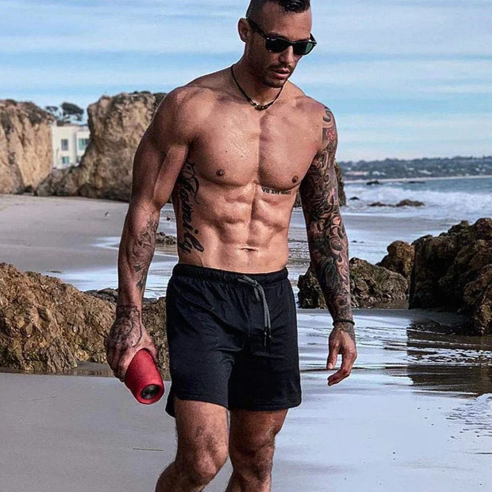 Compression Shorts Hommes Sport Séchage Rapide Short Course Pantalon Court Leggings Sport Poche Base Layer Stretch Fitness