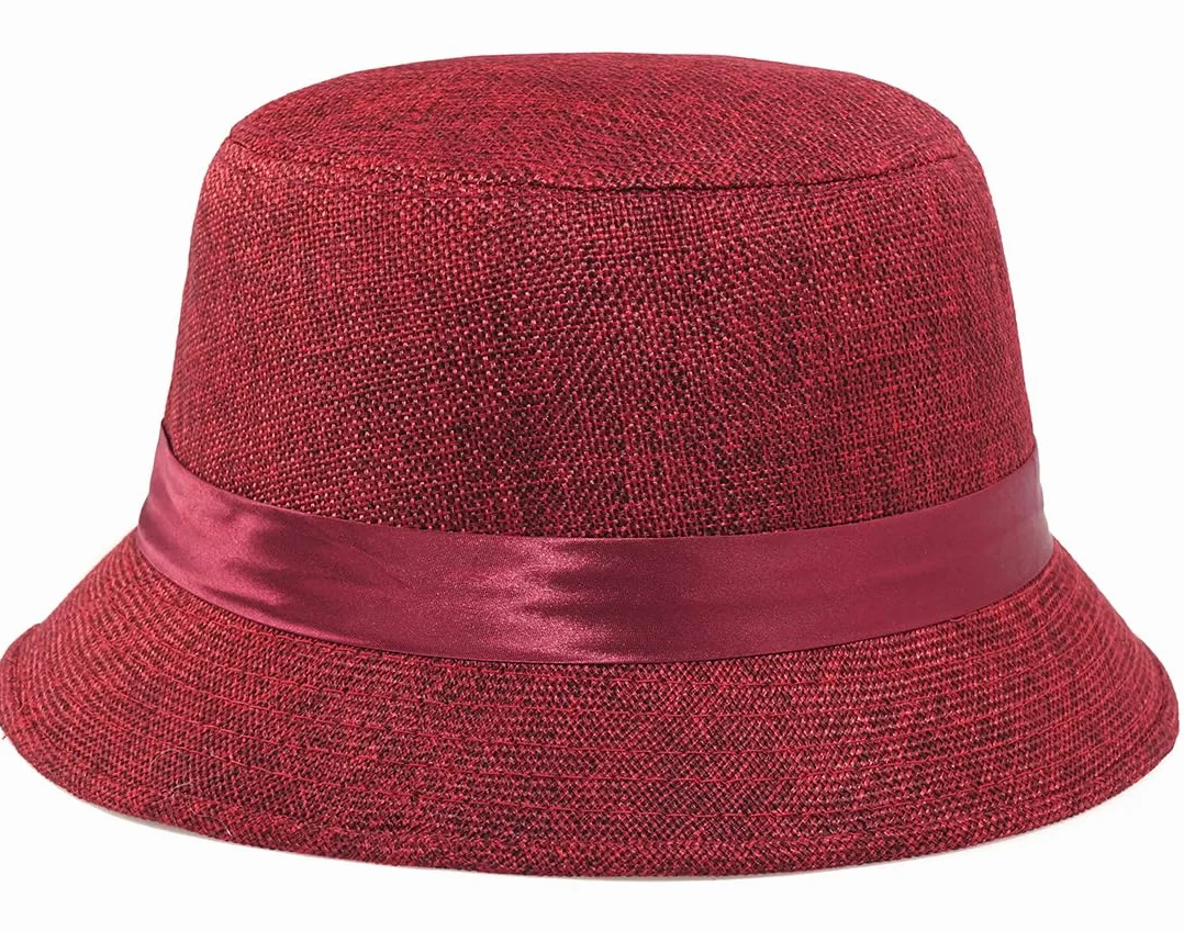 Initlove Chapeau cloche vintage pour femme - Chapeau melon floral mariage