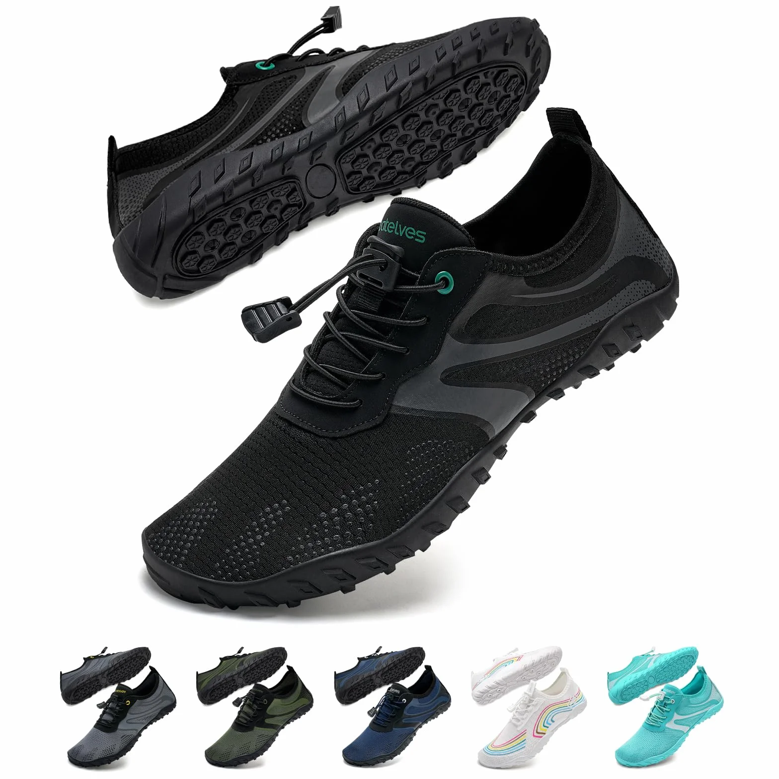 Chaussures Aquatiques Homme Femme Antidérapant Respirant Séchage Rapide Plage Surf Piscine