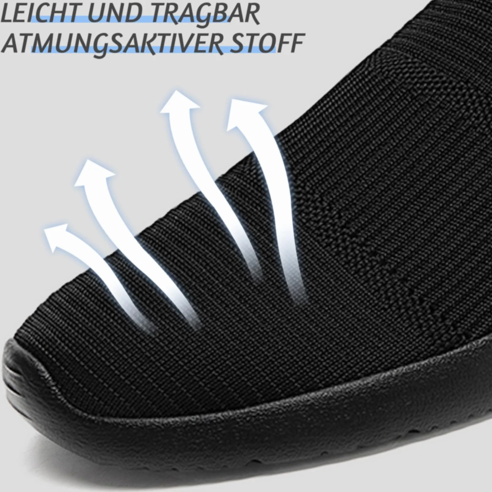 Hommes Chaussures Slip on Sneakers sans Lacets De Course Sport Casual Respirantes Légères Outdoor Fitness Gym