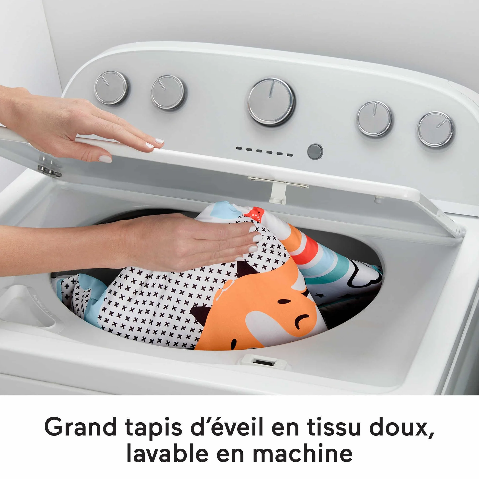 Fisher-Price Tapis Sensoriel 3-en-1 Bébé avec Lumières et Sons Jouets d'Activité HPF39