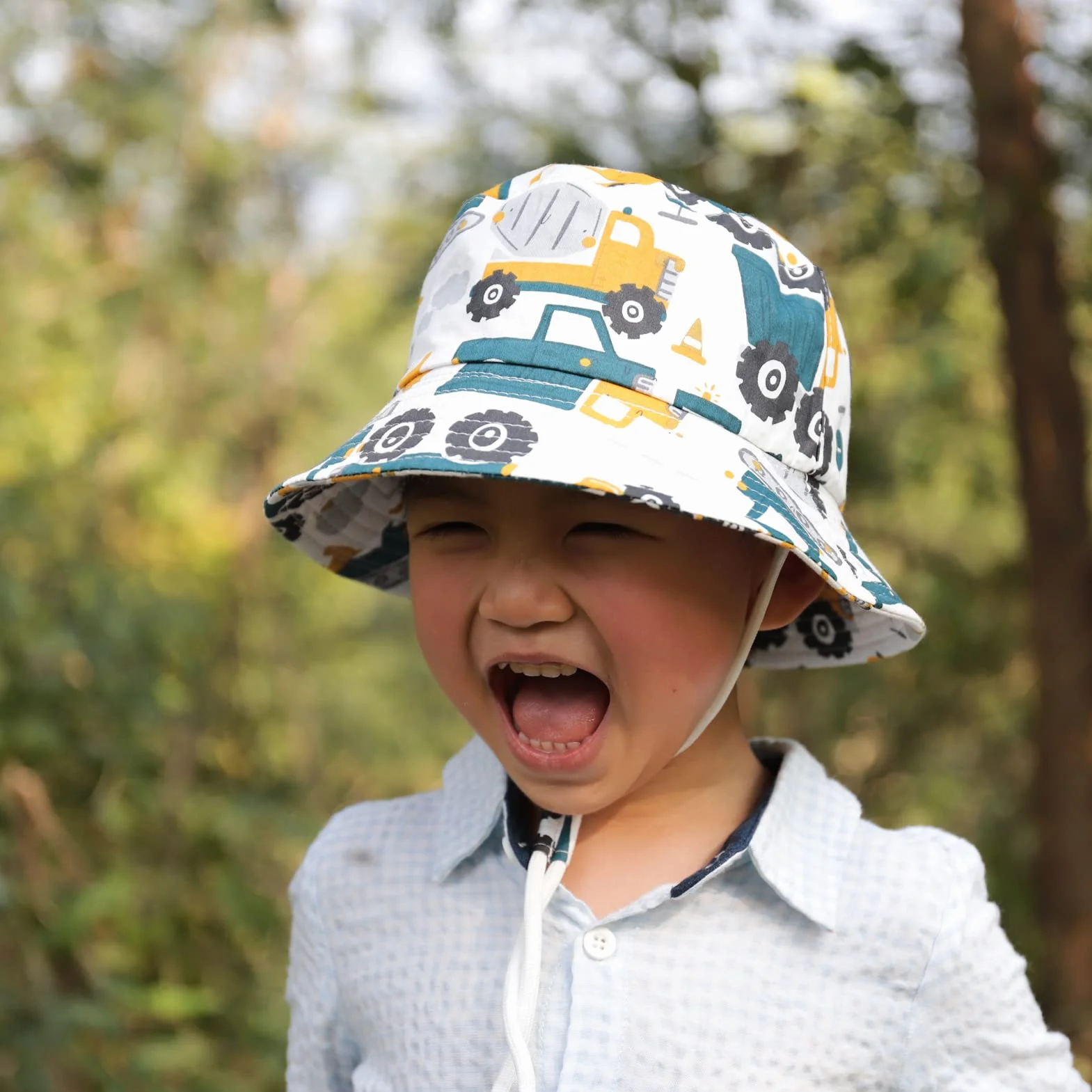 Chapeau de Soleil Enfant Coton Bord Large Chapeau Bob Été 1-8 Ans