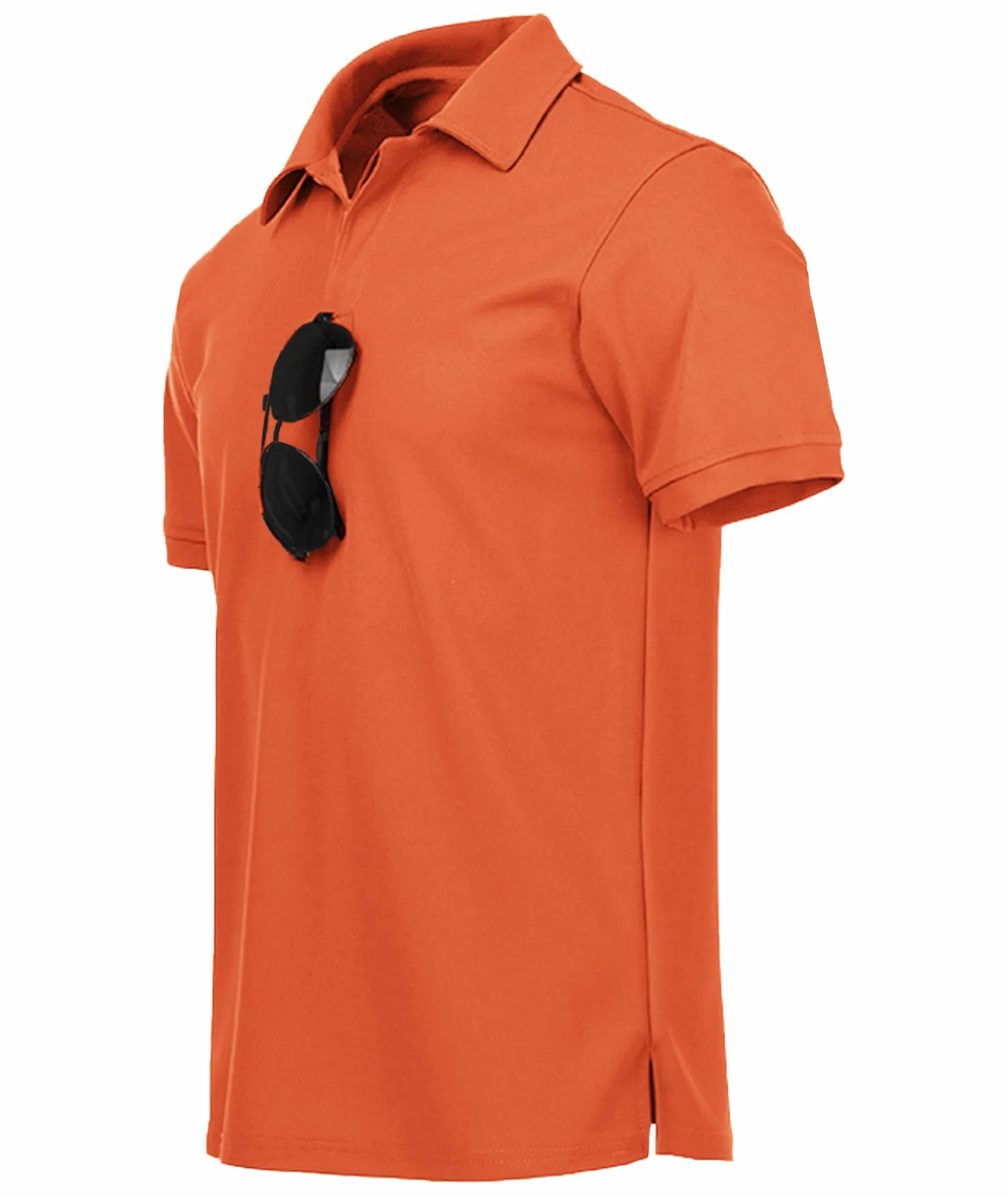 Polo Homme Manches Courtes Respirant Golf Séchage Léger T-Shirt Outdoor Sport d'été M-3XL