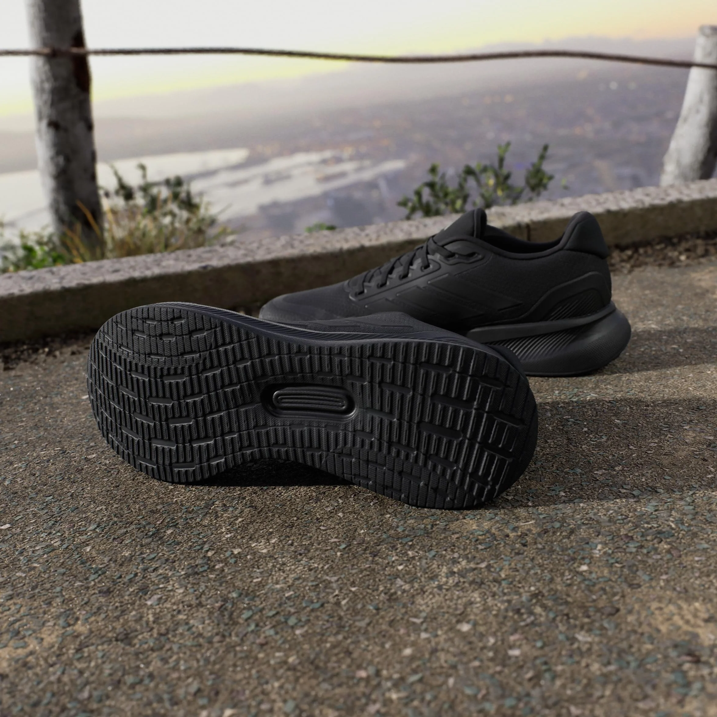 Adidas Runfalcon 5 Buty do Biegania Męskie, Core Black, 42 EU