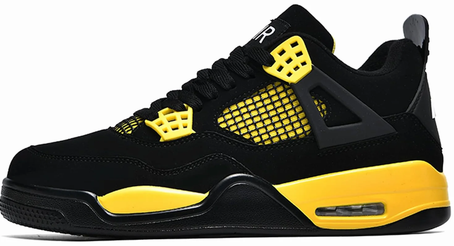 Baskets Air 4 style rétro classique pour hommes, skate, basket-ball, quotidien, course à pied