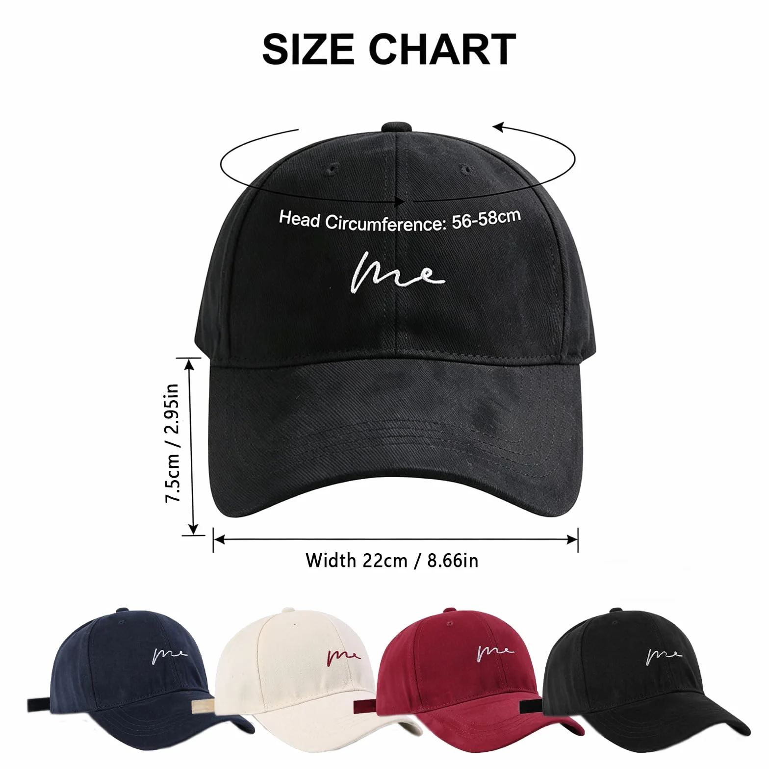 Casquette de Baseball Femme Protection UV Ajustable Respirante Taille Unique