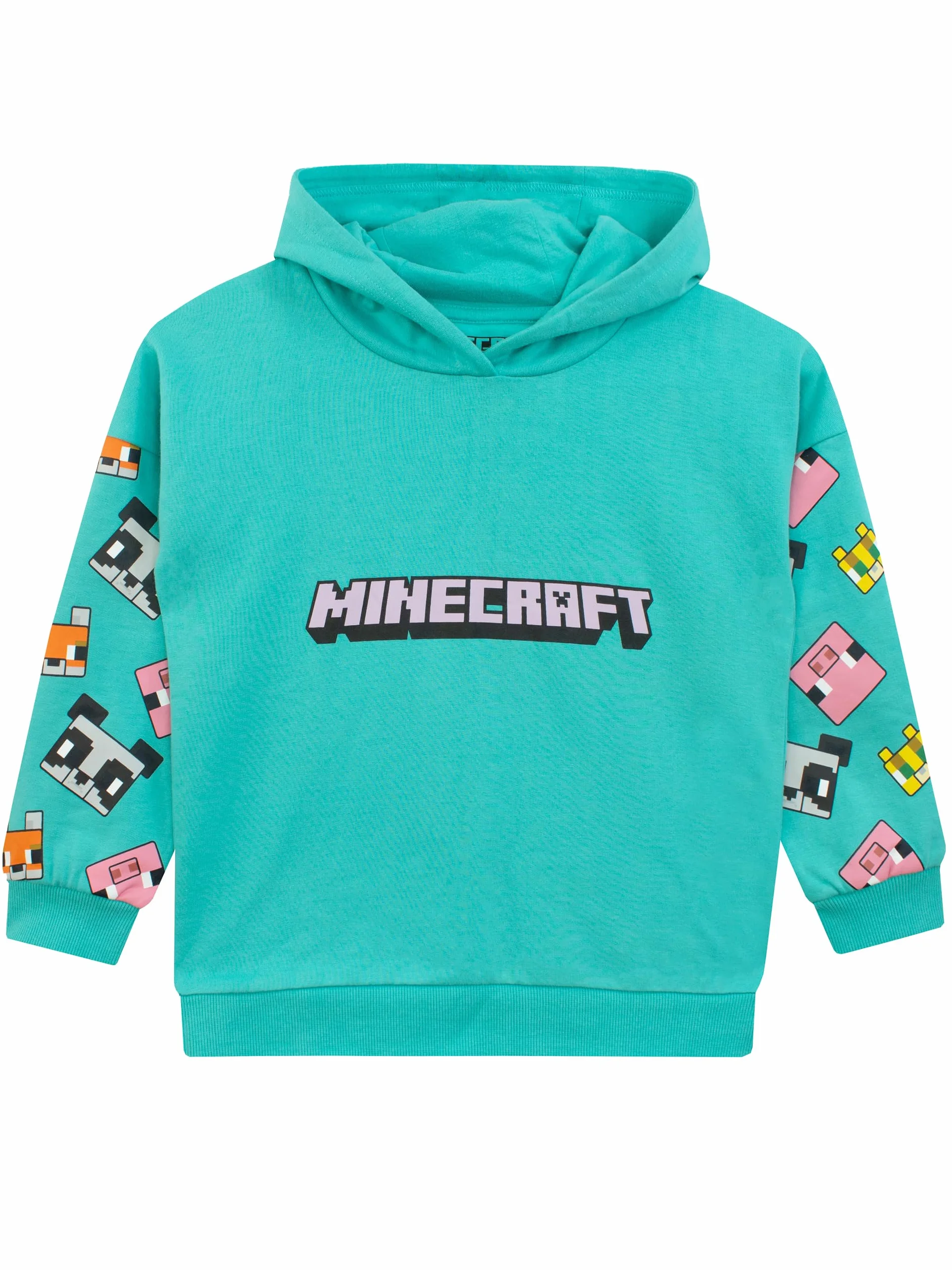 Sweat à Capuche Minecraft pour Filles Gamers 5-13 Ans