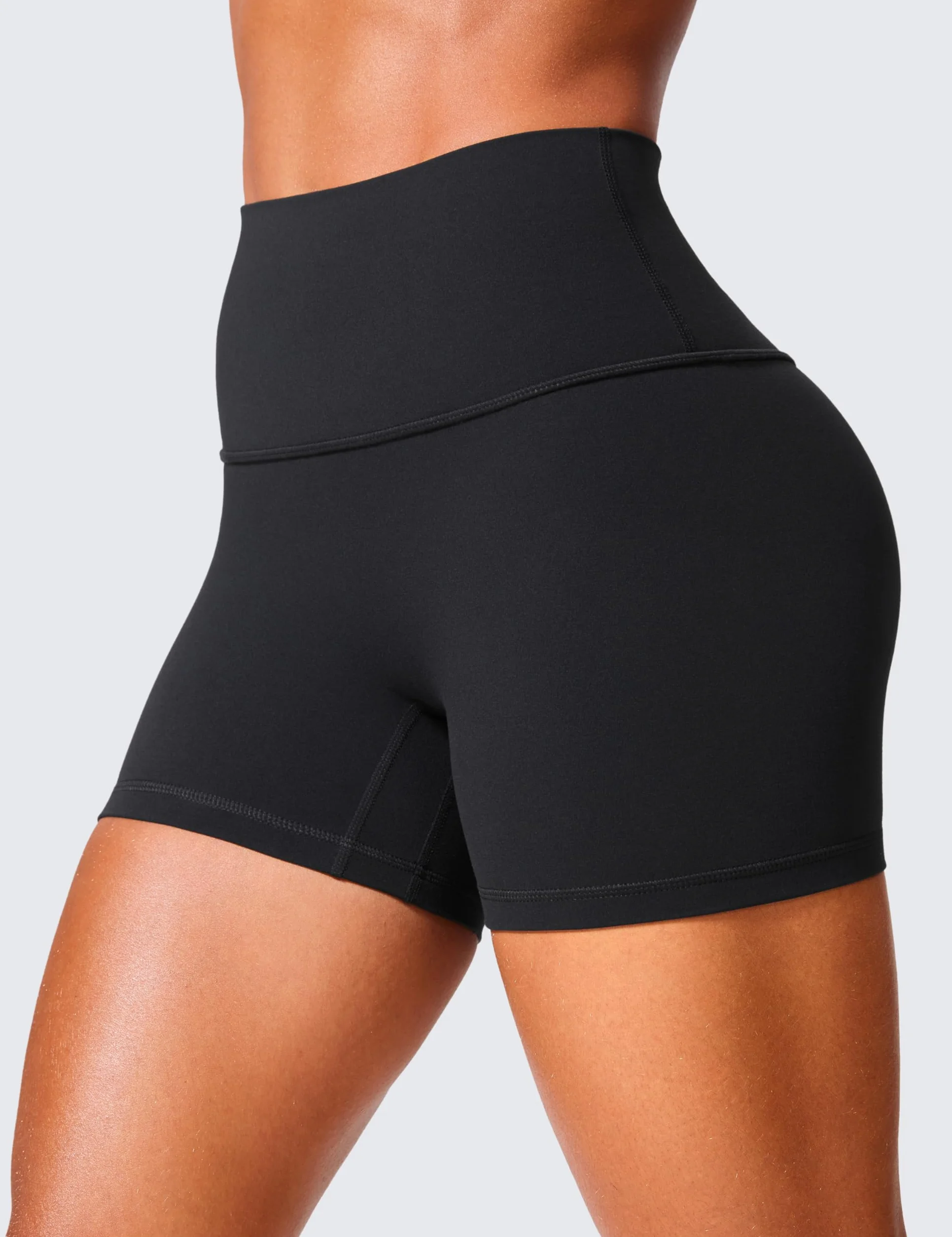 CRZ YOGA Butterlift Short Femmes Taille Haute 10cm 15cm